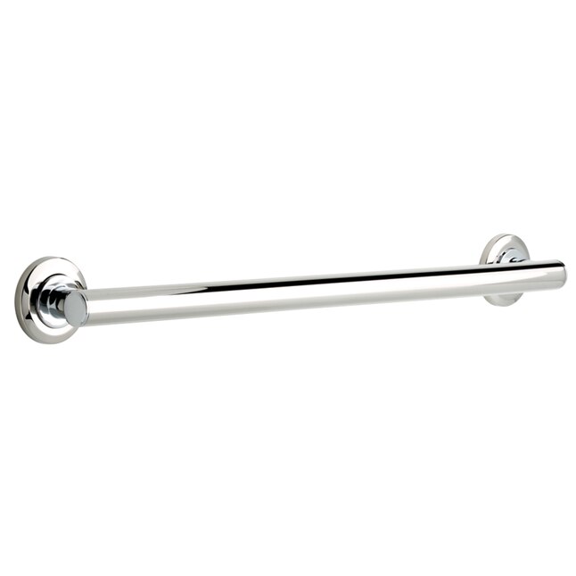 Delta 24-in Polished Chrome Wall Mount Grab Bar Delta 24-in Polished Chrome Wall Mount Grab Bar