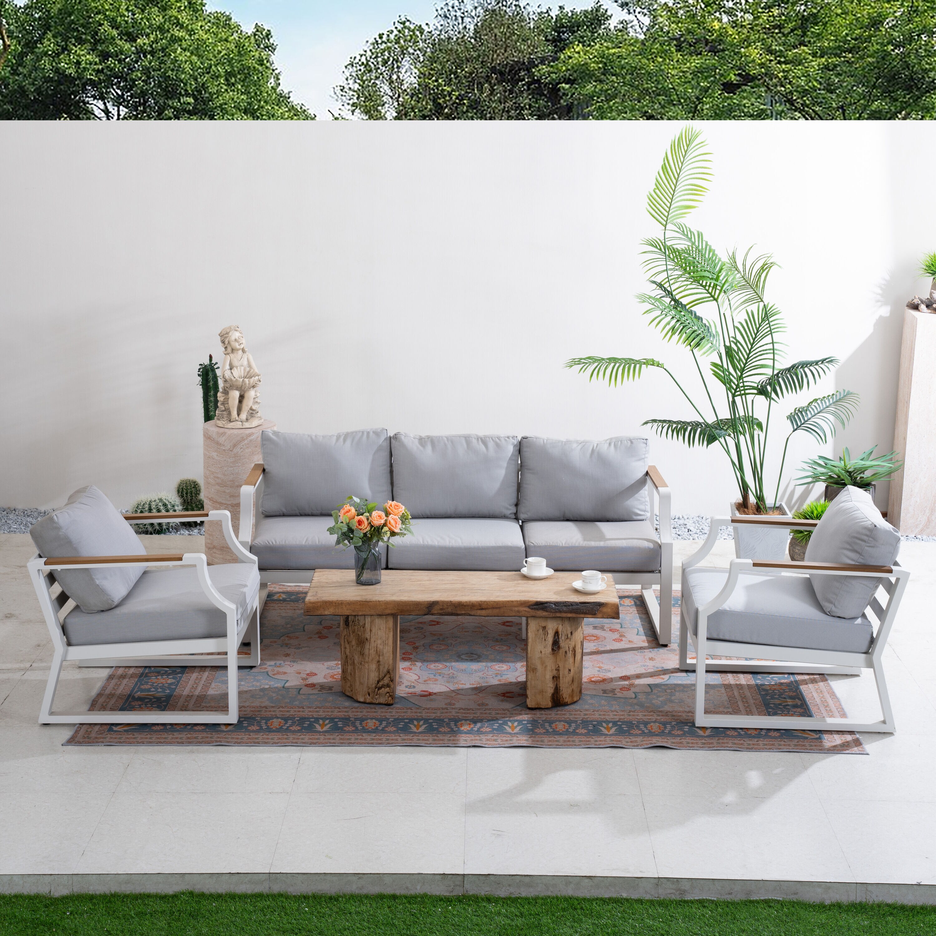 Direct Wicker DWS-20W23S&24927TA Patio-Conversation-Sets - View #5