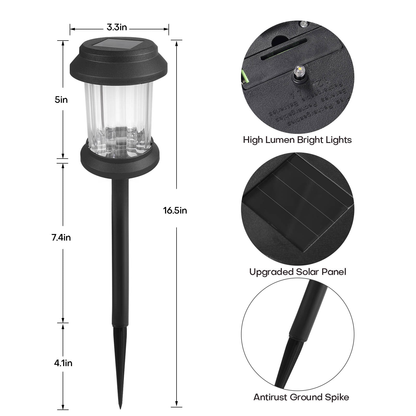 LamQee 06FTL0237ABK Landscape-Lighting-Stakes - View #8