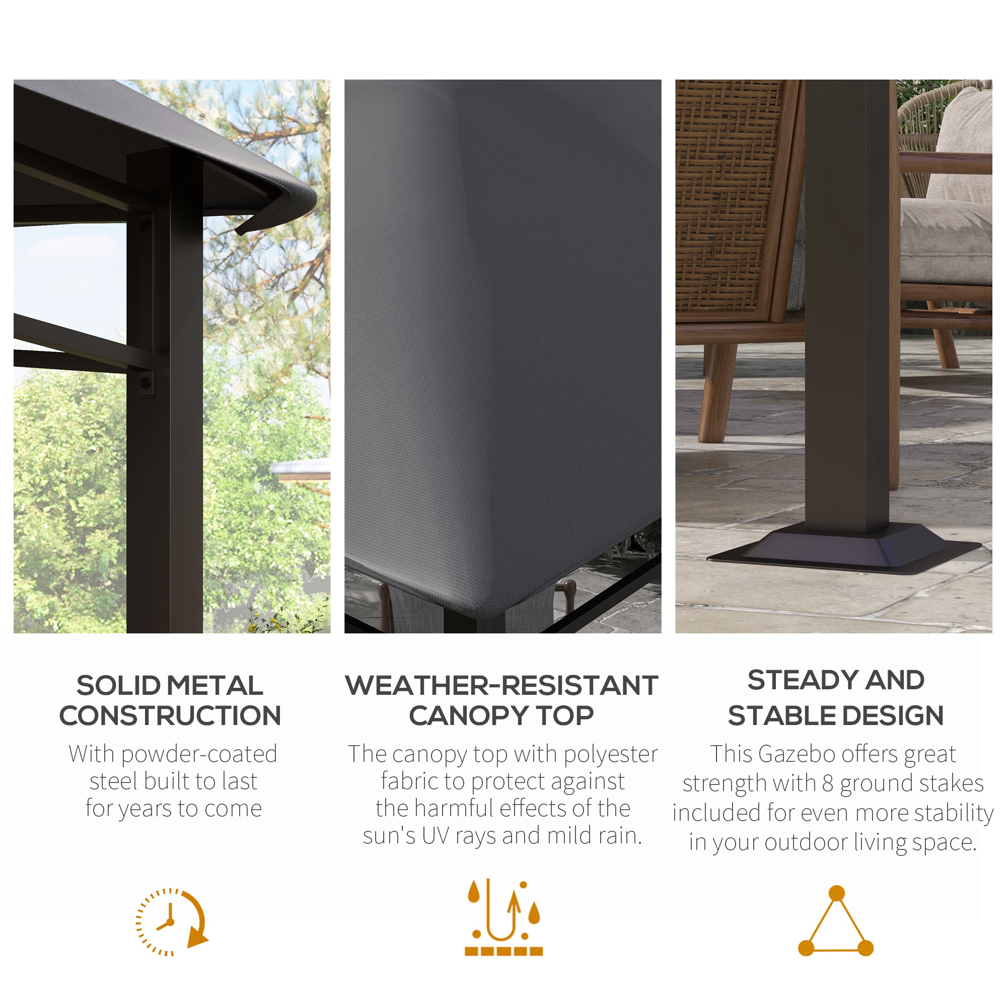 Siavonce XH00939 Wood-Resin-Gazebos - View #4