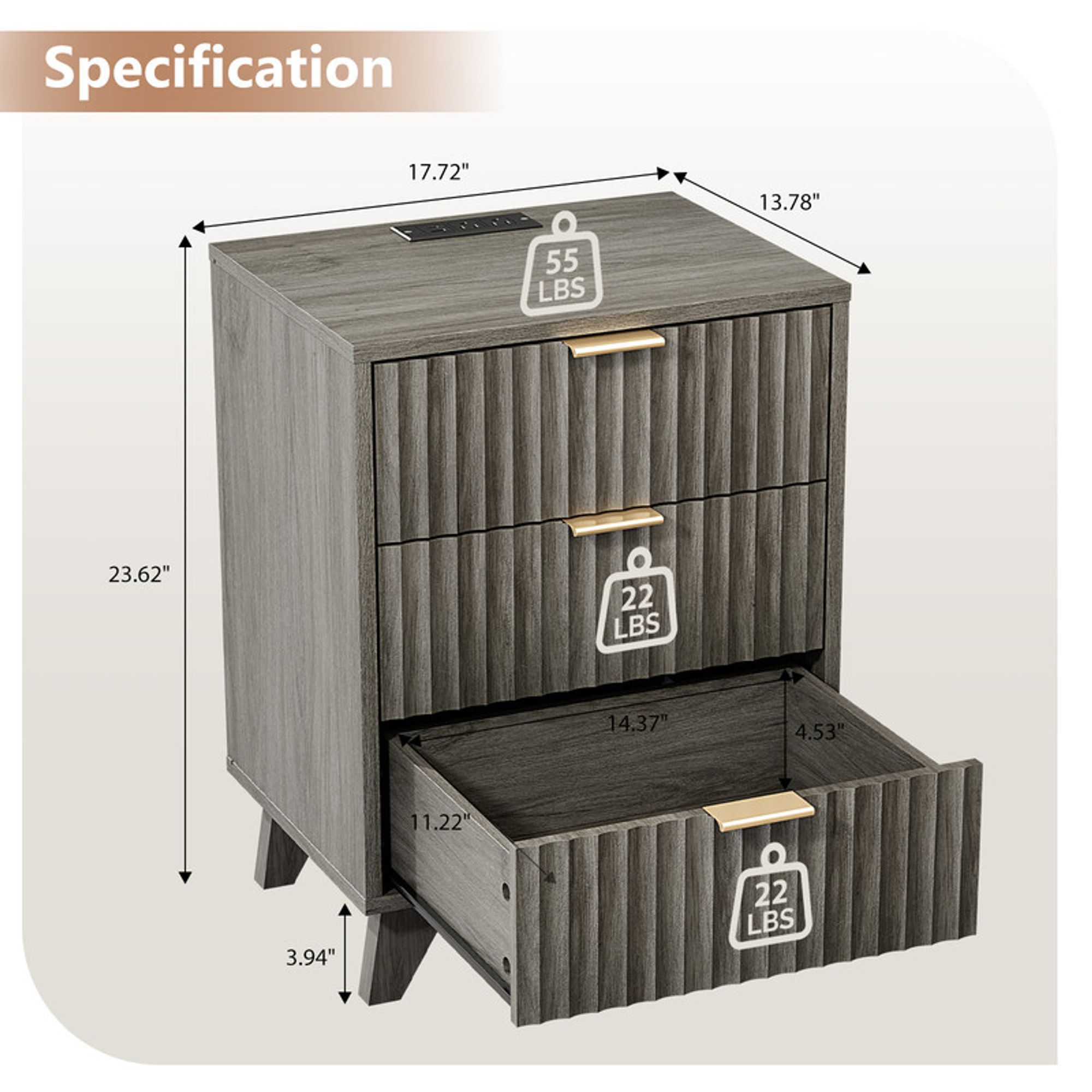 Winado TGK1-G52009608 nightstands - View #6