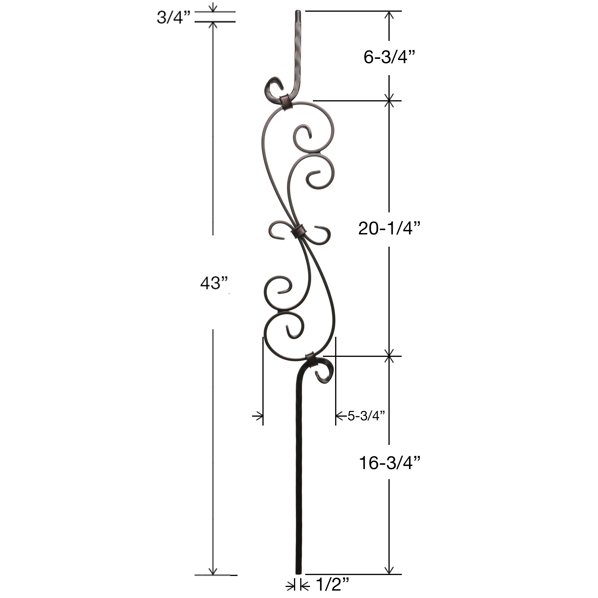RELIABILT WGT36RC Interior-Stairpart-Balusters - View #5