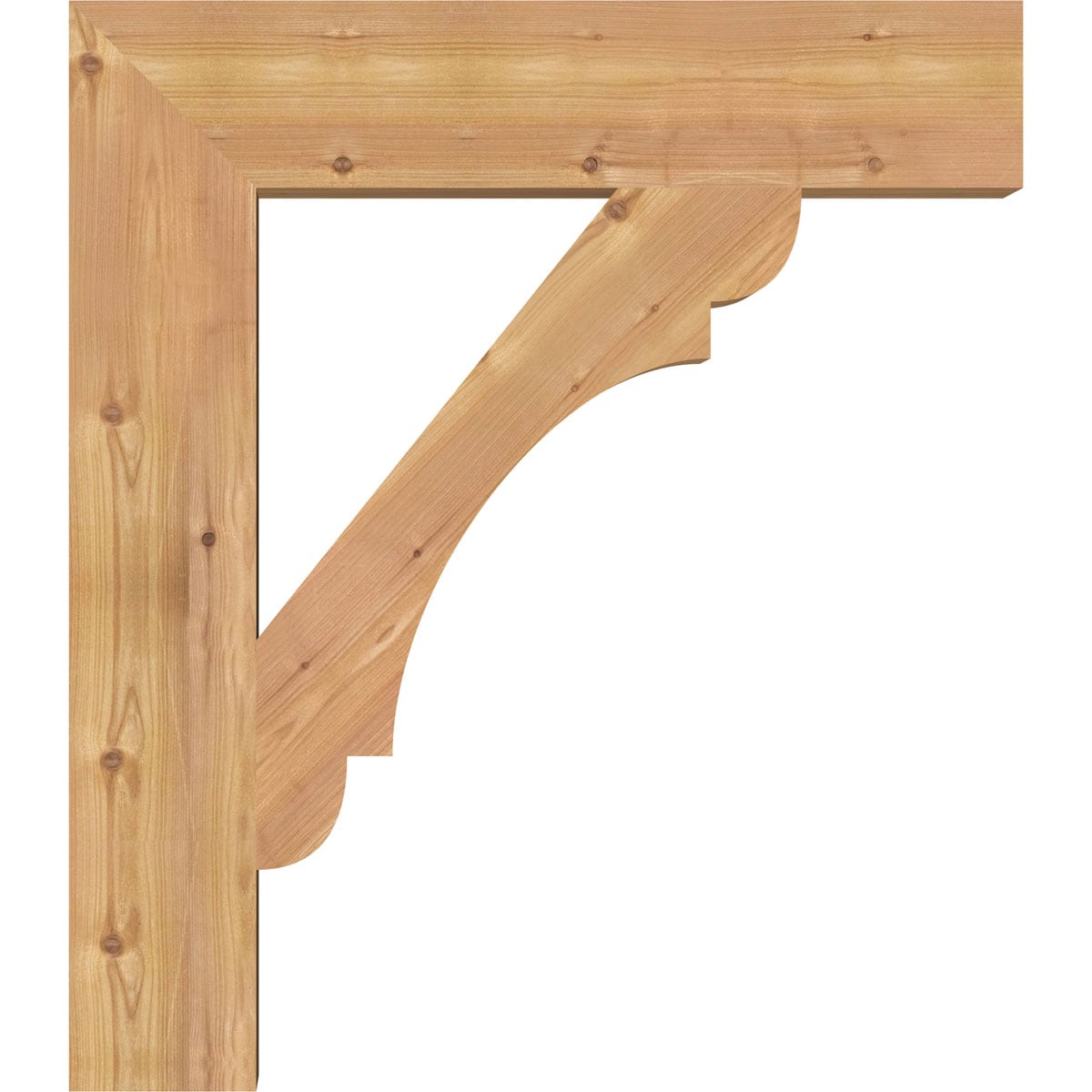 Ekena Millwork BKT06X28X32OLY05SWR Exterior-Brackets-Braces - View #3