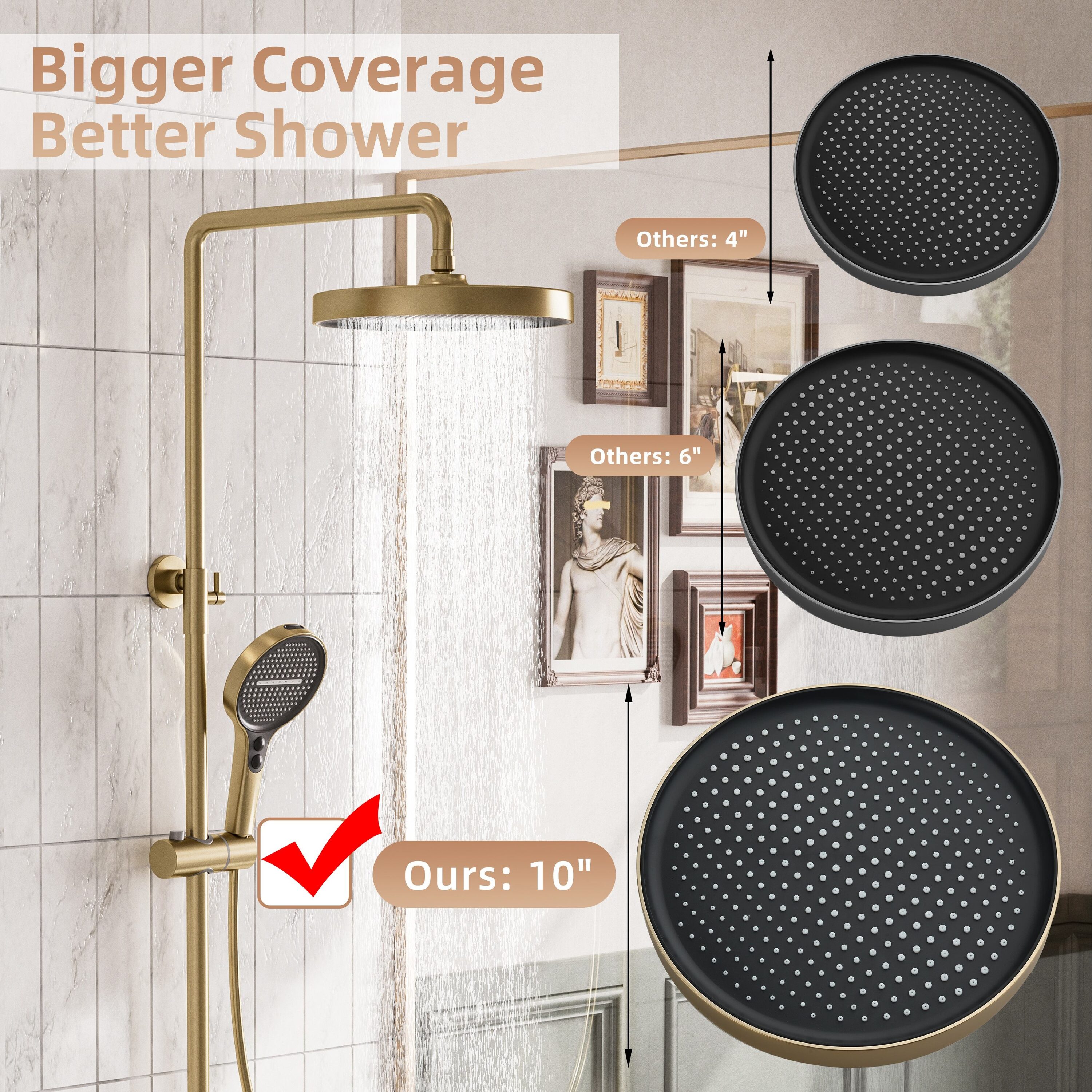 MODLAND MDL1SS38BG1 Showerhead-Bar-Panels - View #6