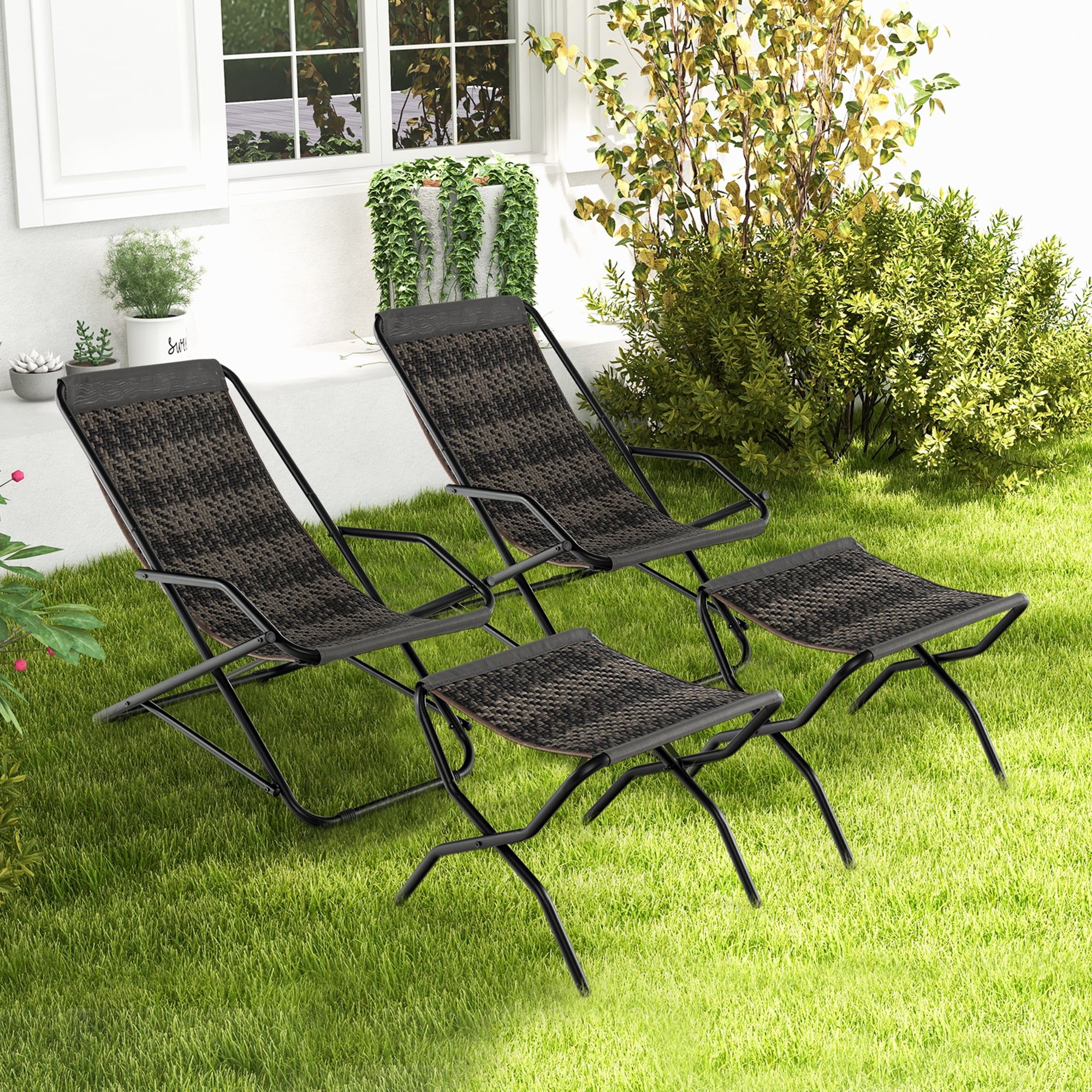 Costway NP11012GR Patio-Chairs - View #3