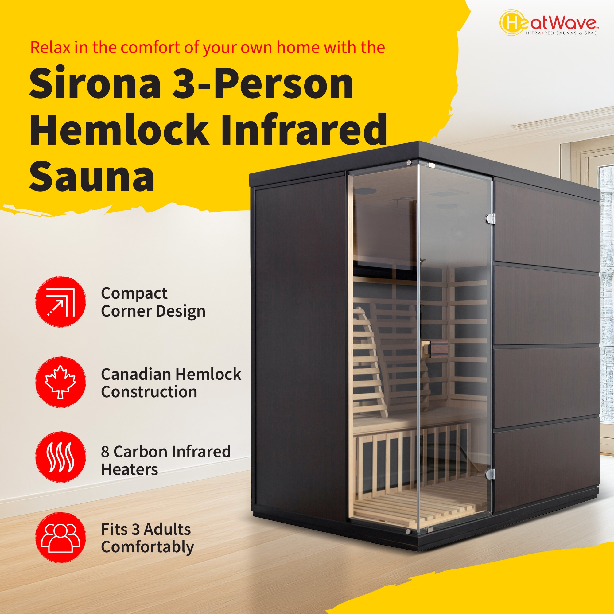 HEAT WAVE BSA7008 Indoor-Saunas - View #2