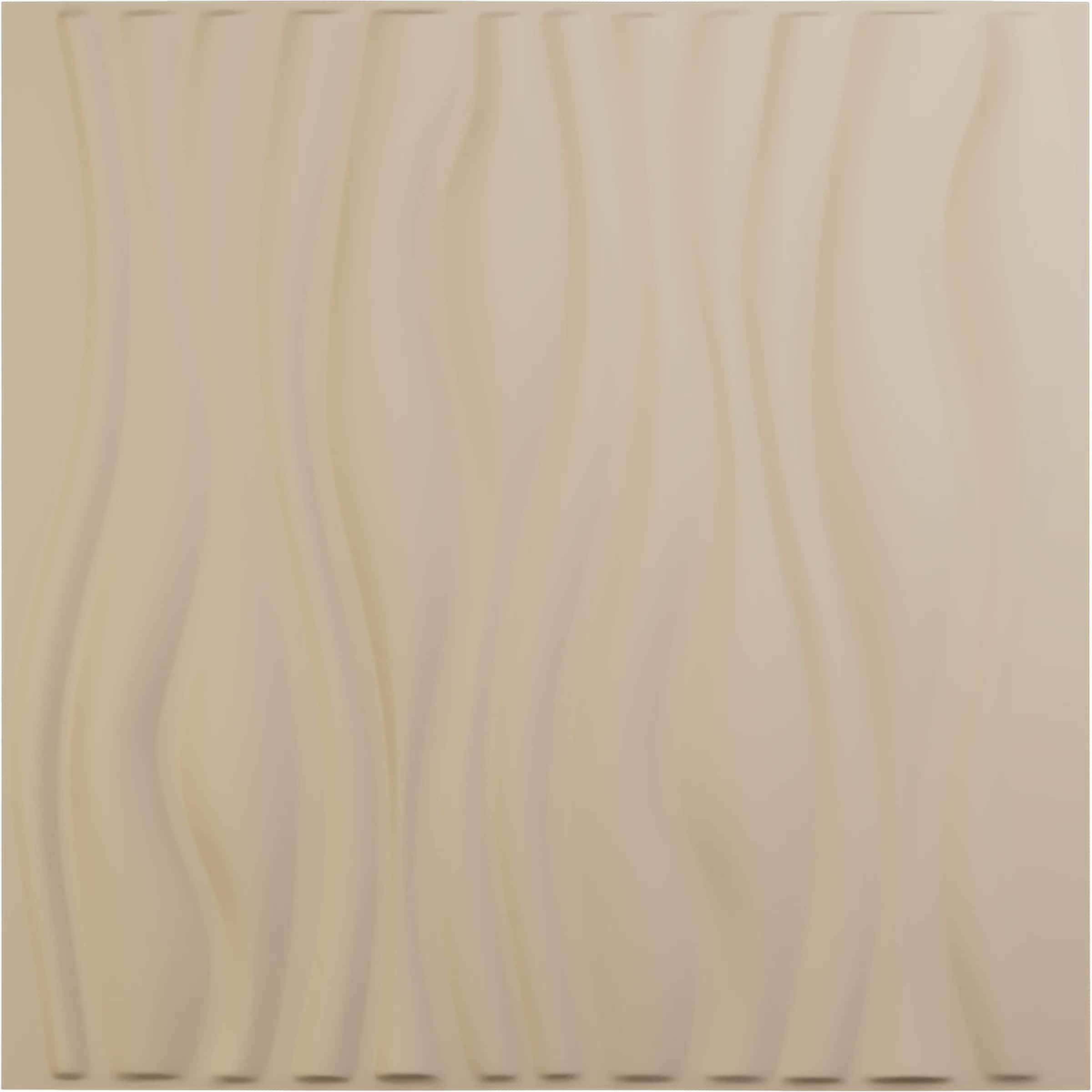 Ekena Millwork WP20X20LEGBE 19-5/8-in x 19-5/8-in Embossed Paintable/Stainable Brown/Tan PVC Abstract Wall Panel ( 2.67-sq ft )