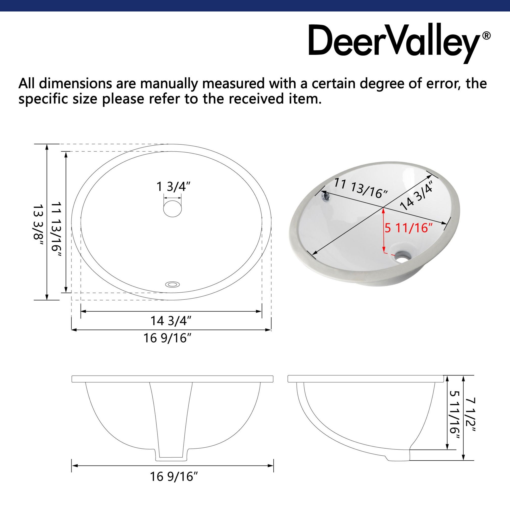 DeerValley DV-1U301 Bath-Sink - View #12