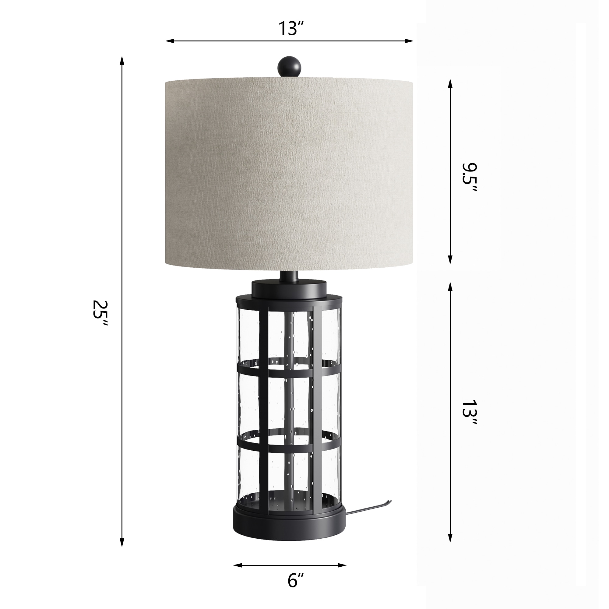 Maxax T167-BK Table-Lamps - View #12