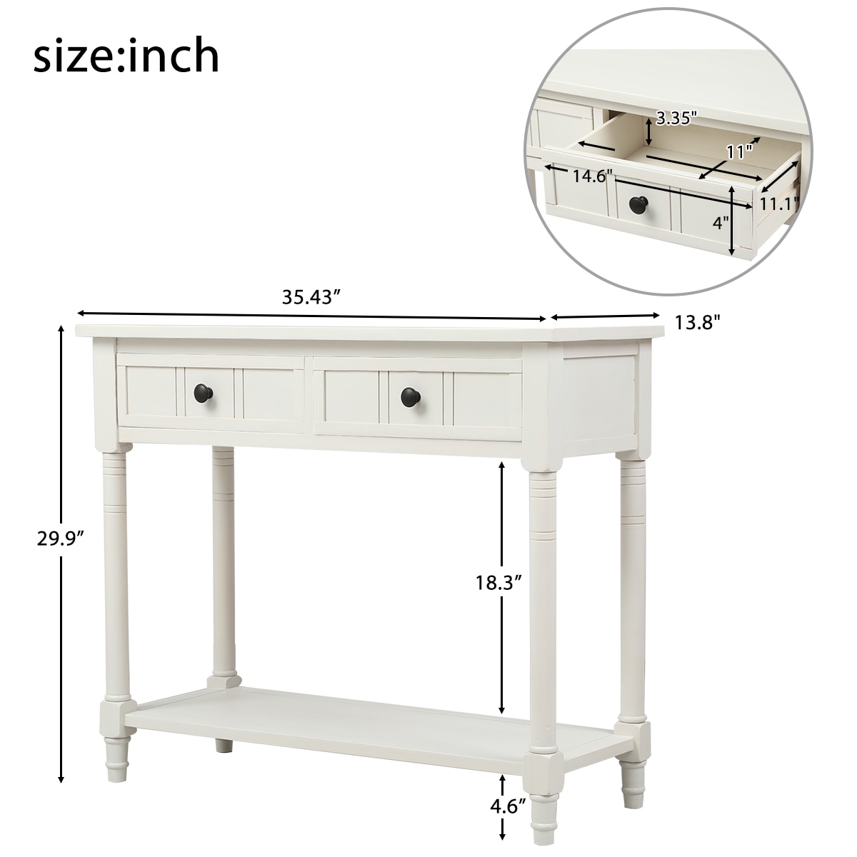Mondawe OR-W1267K-TR Console-Sofa-Tables - View #8