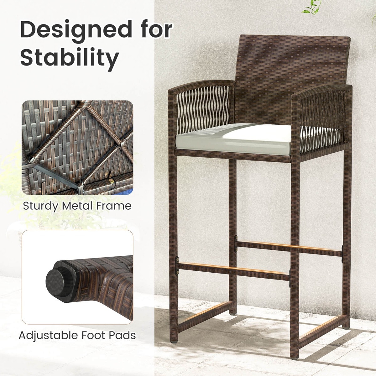 Costway HCST07449 Patio-Chairs - View #7