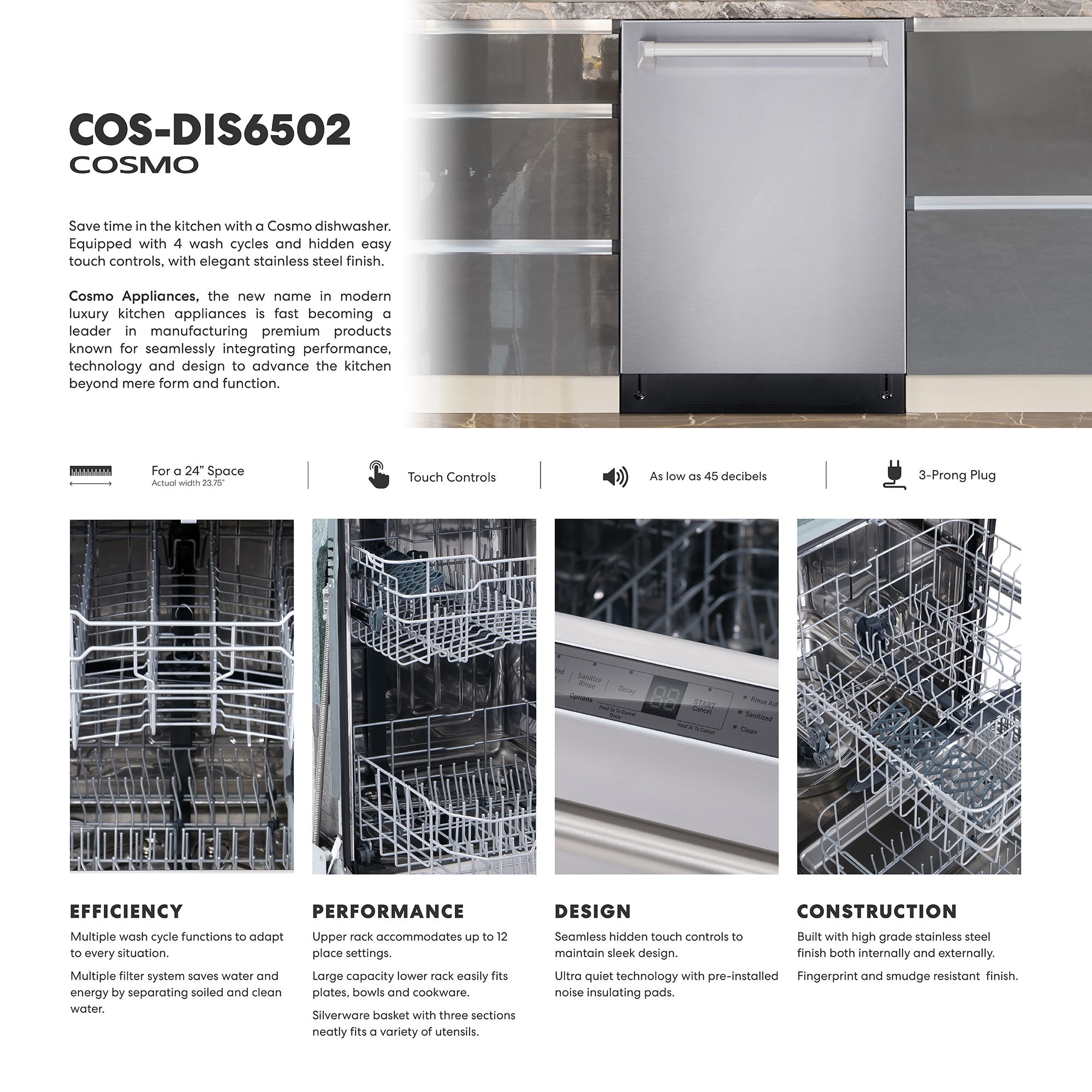 Cosmo COS-DIS6502 Builtin-Dish - View #3