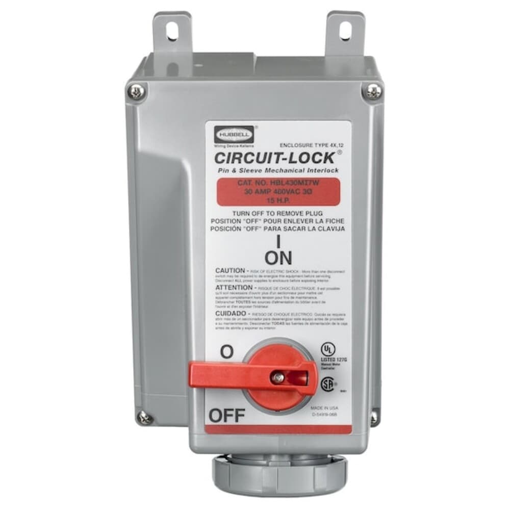 Hubbell HBL430MI7W receptacles - View #3