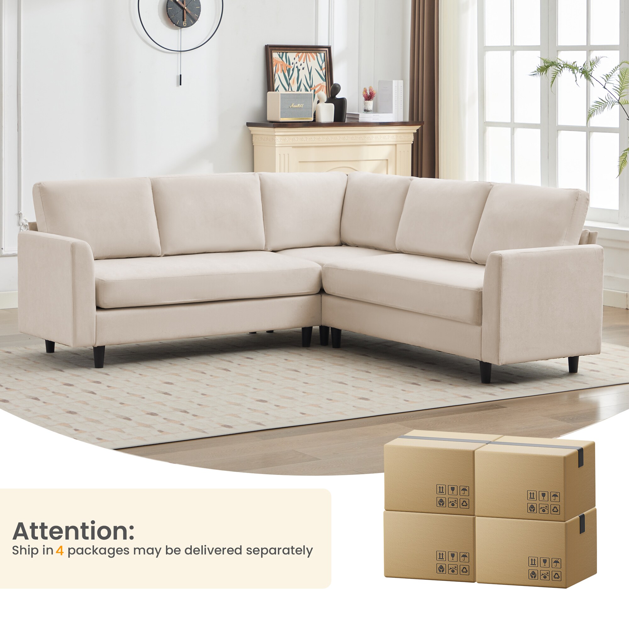 VOUA SAF-XNE3R1G-BE Sofas-Loveseats - View #13