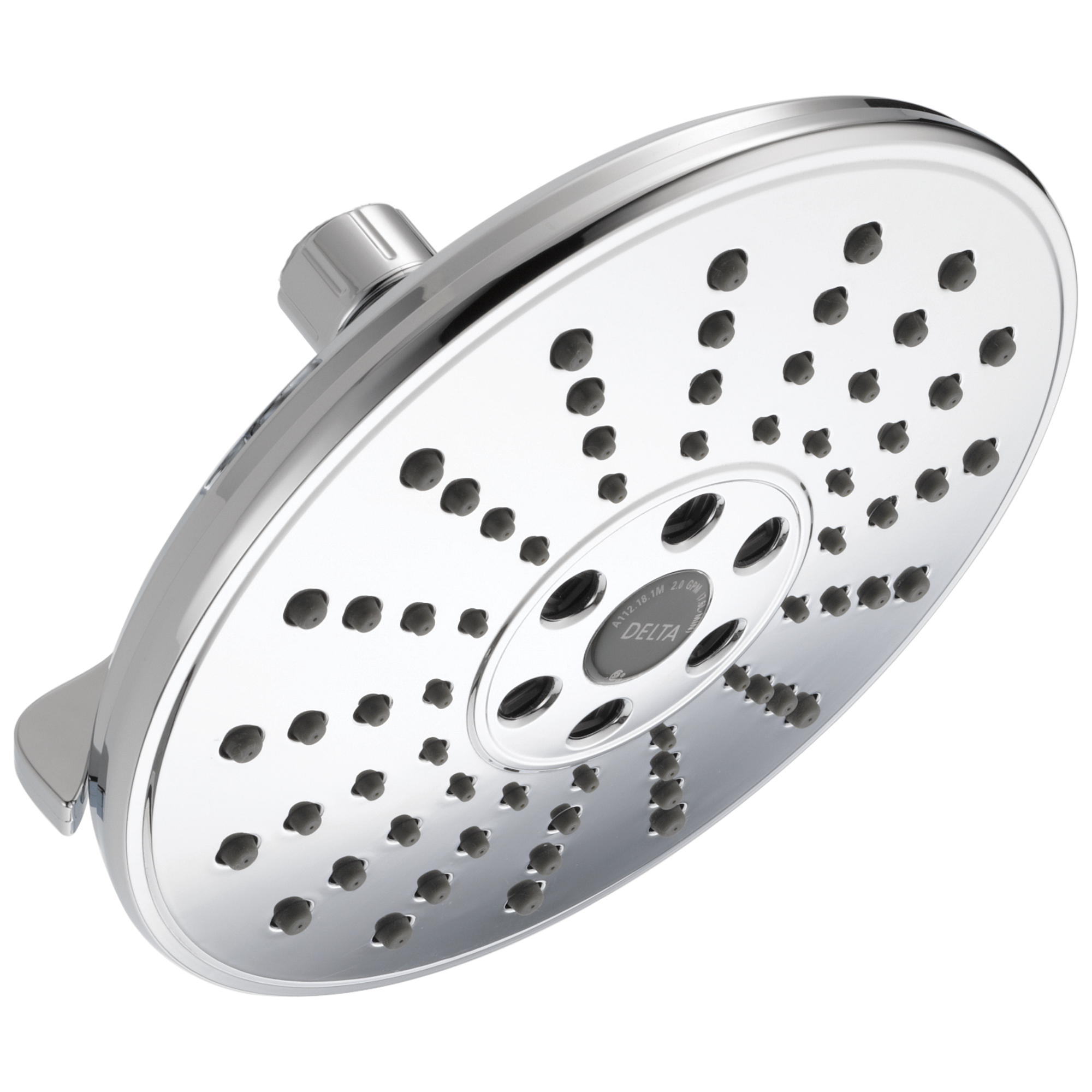Delta 52688-PR 3.0 -Spray Lumicoat Chrome 7.6875-in Round Fixed Shower Head 1.75 GPM