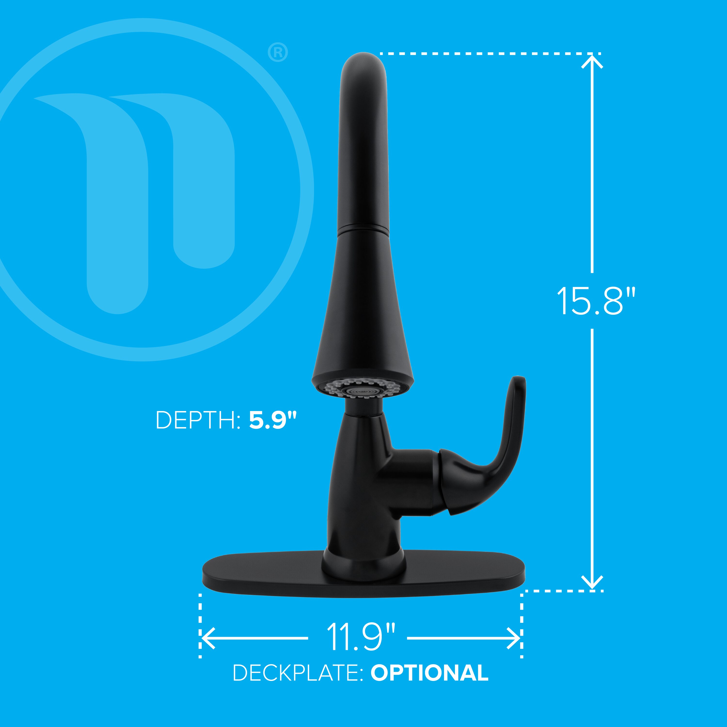 Niagara Conservation N-SLPD-KF15-MB-US Kitchen-Faucets - View #3