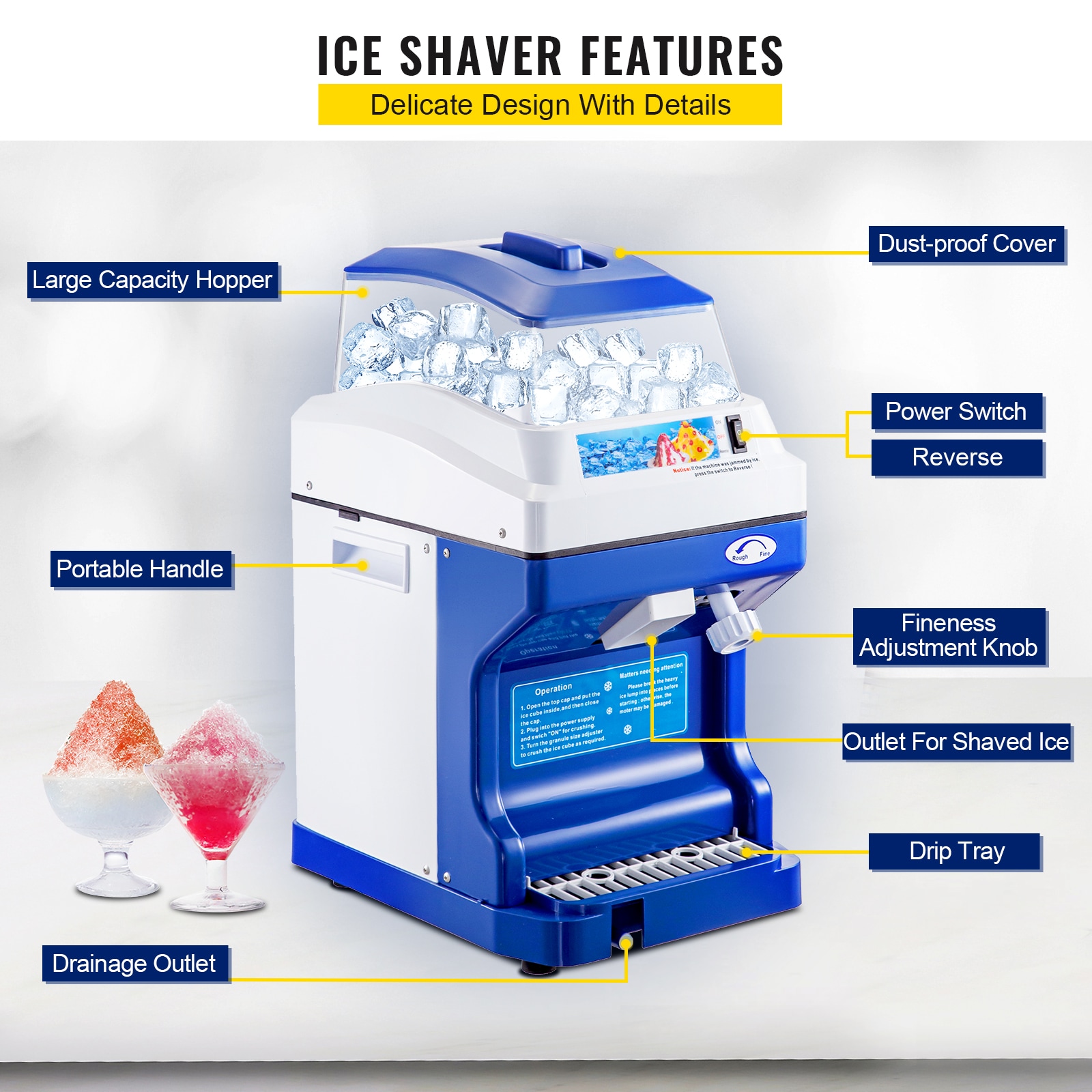 VEVOR PBJBY-18800000001V1 Frozen-Drink-Makers - View #3