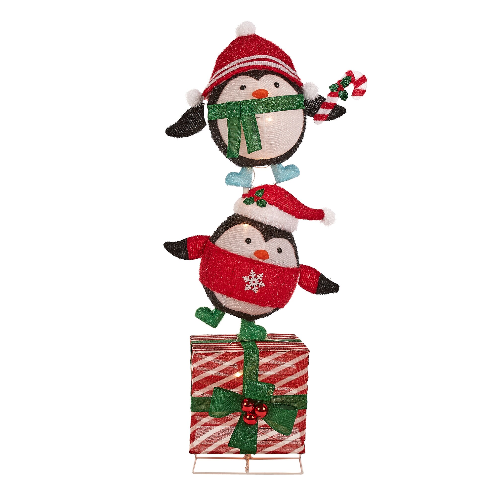 Holiday Living 72-in Penguin Yard Decoration with Clear Incandescent Lights  at