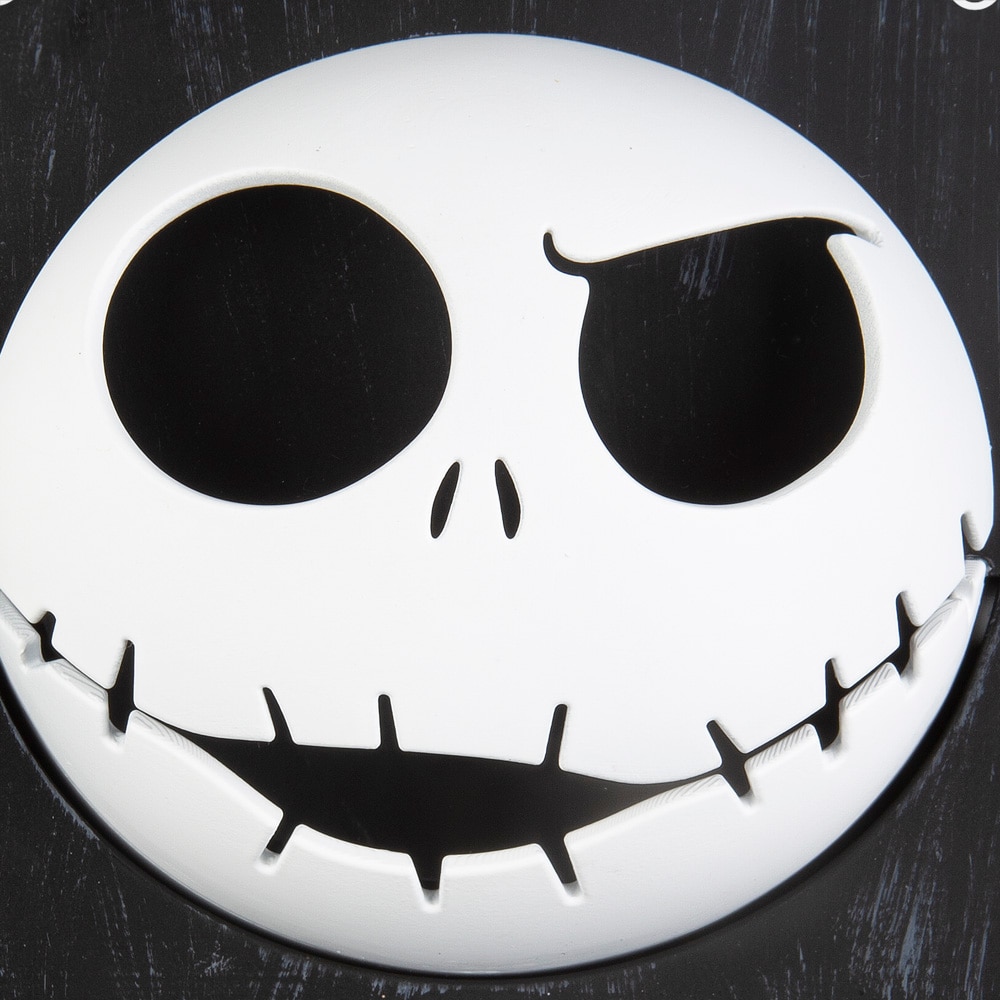 Disney 7-in Talking Animatronic The Nightmare Before Christmas Jack  Skellington Door Decoration in the Halloween Decor department at