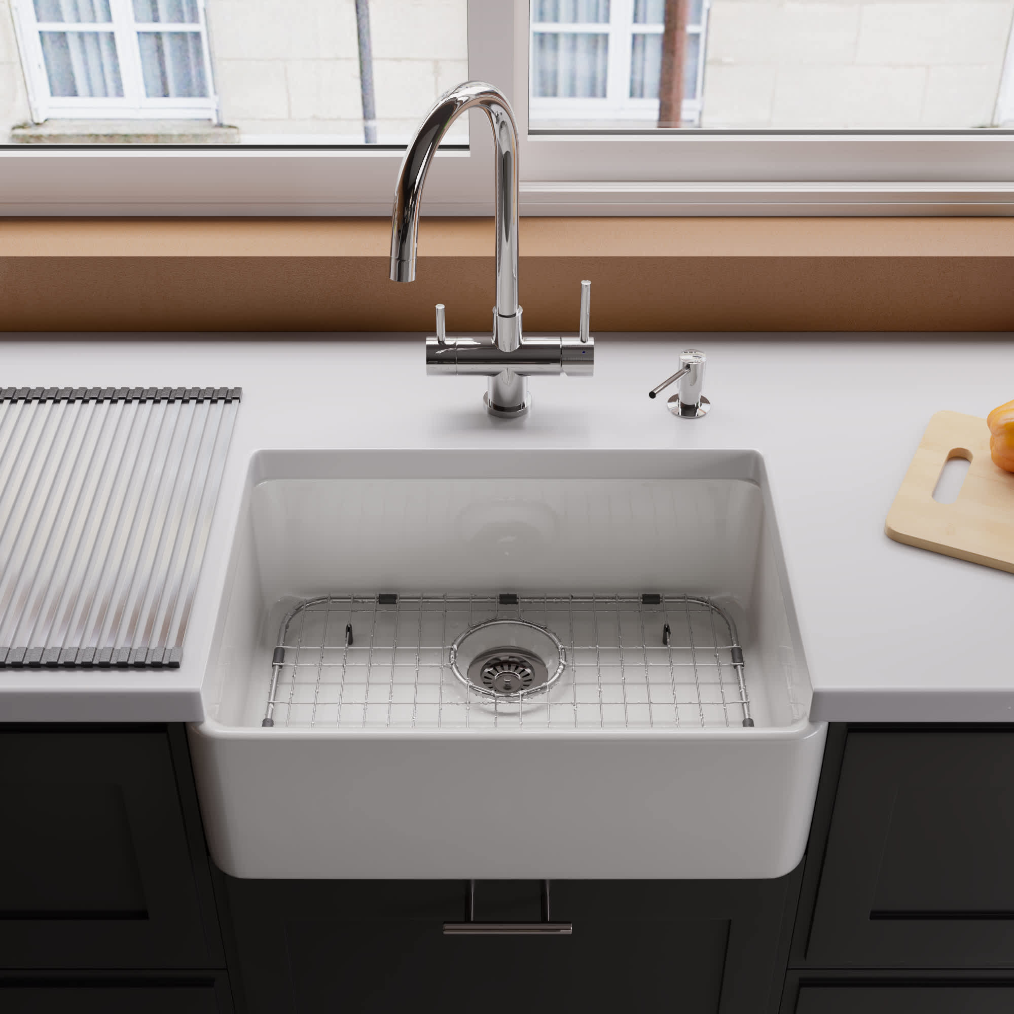 ALFI AB503-W Kitchen-Sinks - View #3