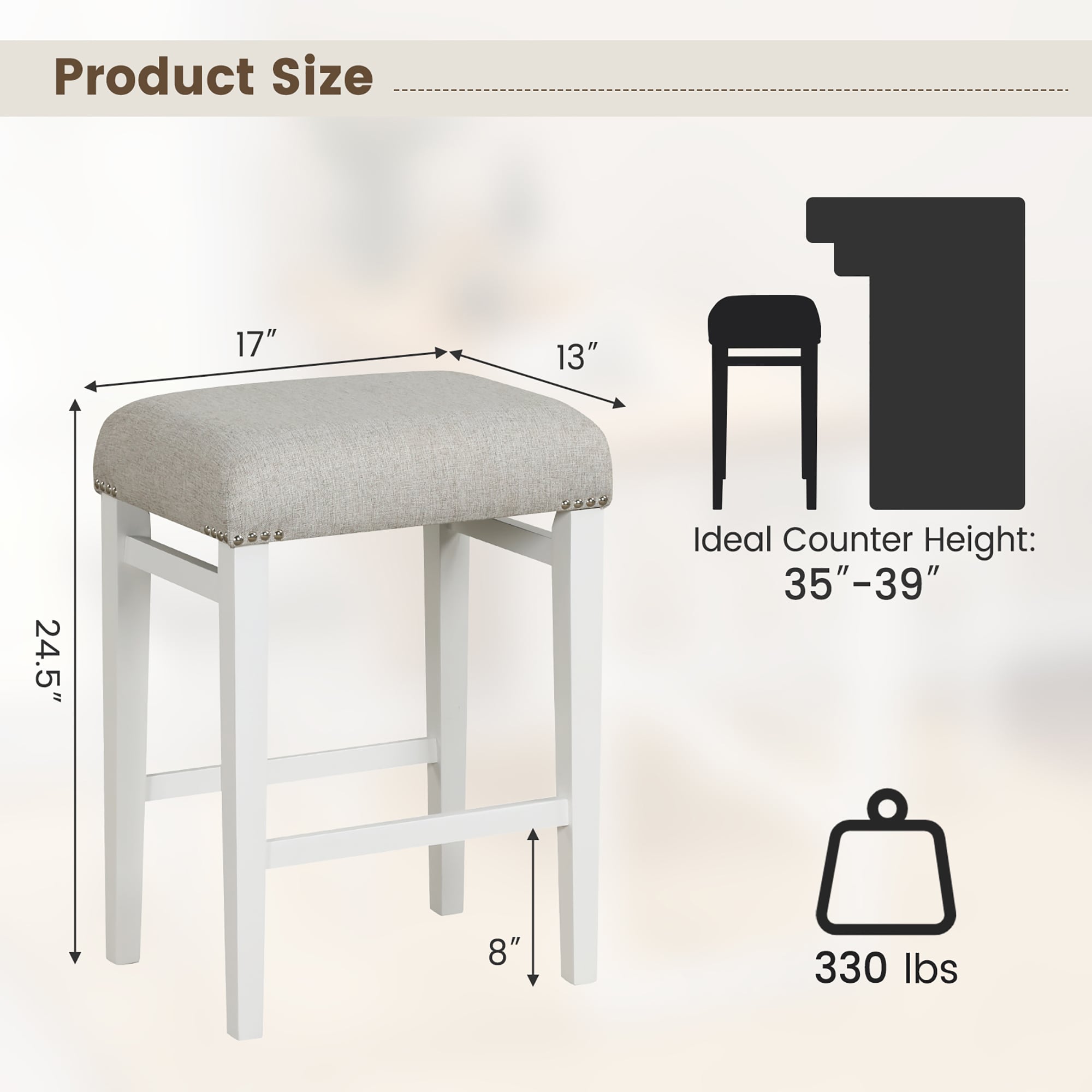 Goplus LWS00342 stools - View #2