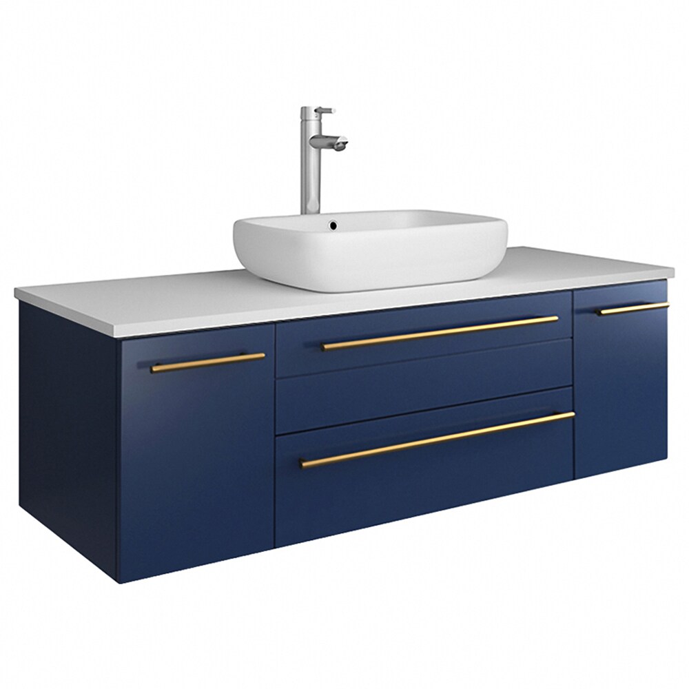 Fresca FCB6148RBL-VSL-CWH-V Bath-Vanity-Combo - View #2