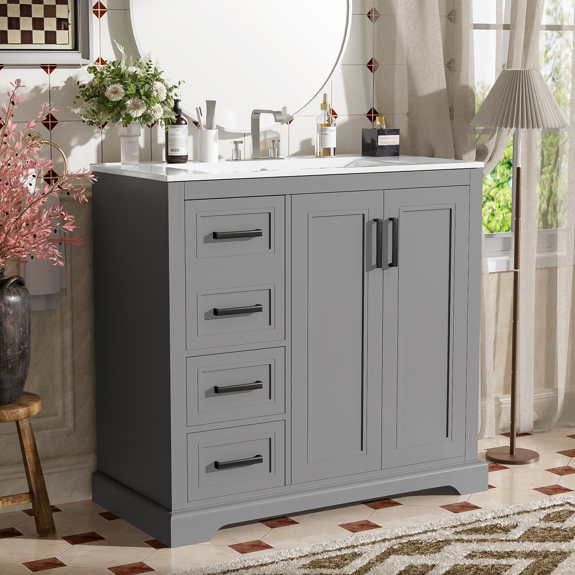 Iseryn YSG194EP280 Bath-Vanity-Combo - View #5