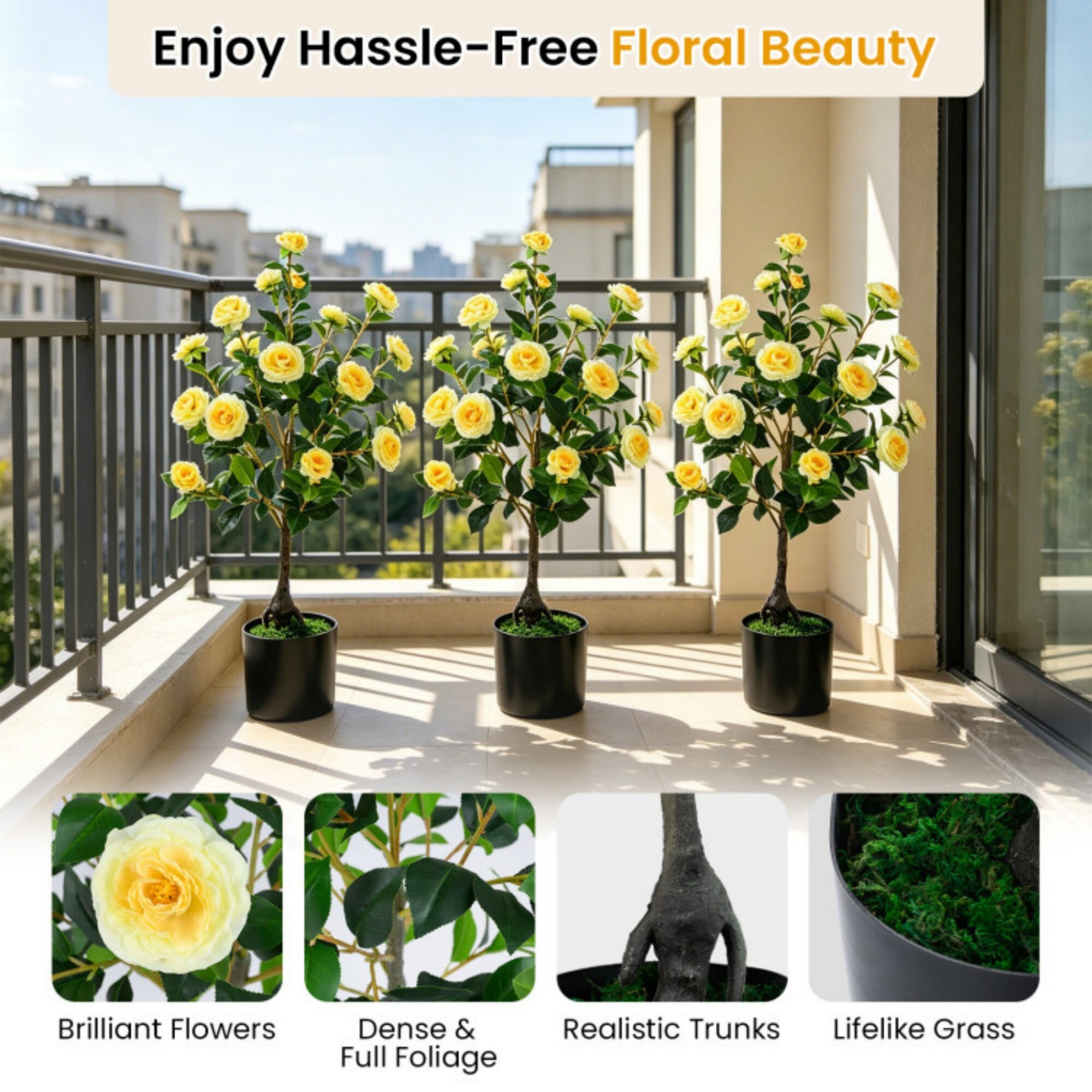 Poinic CWZH10497YW-2 Artificial-Plants-Trees - View #7