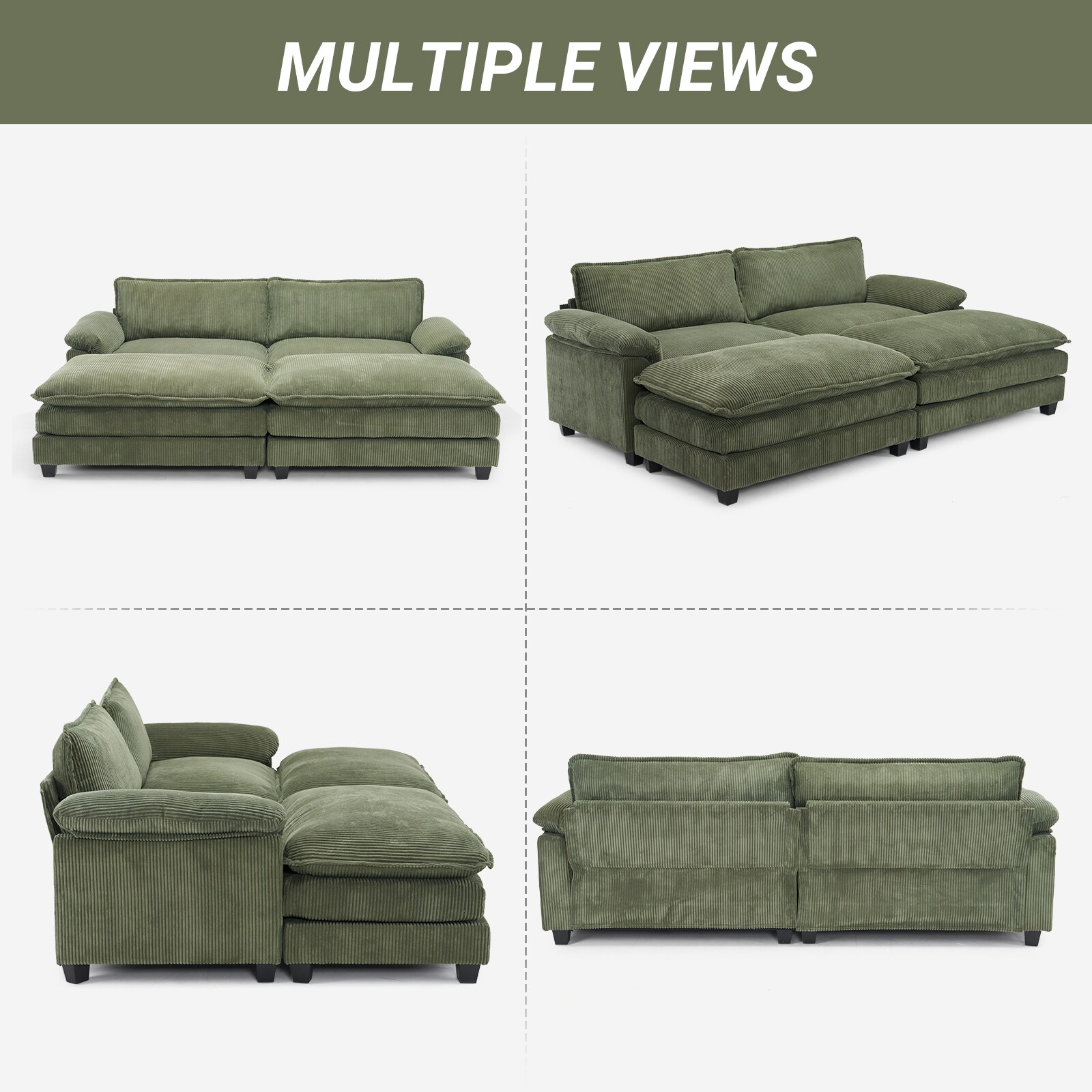 Outopee LO1G98000596+97+98 Sofas-Loveseats - View #3