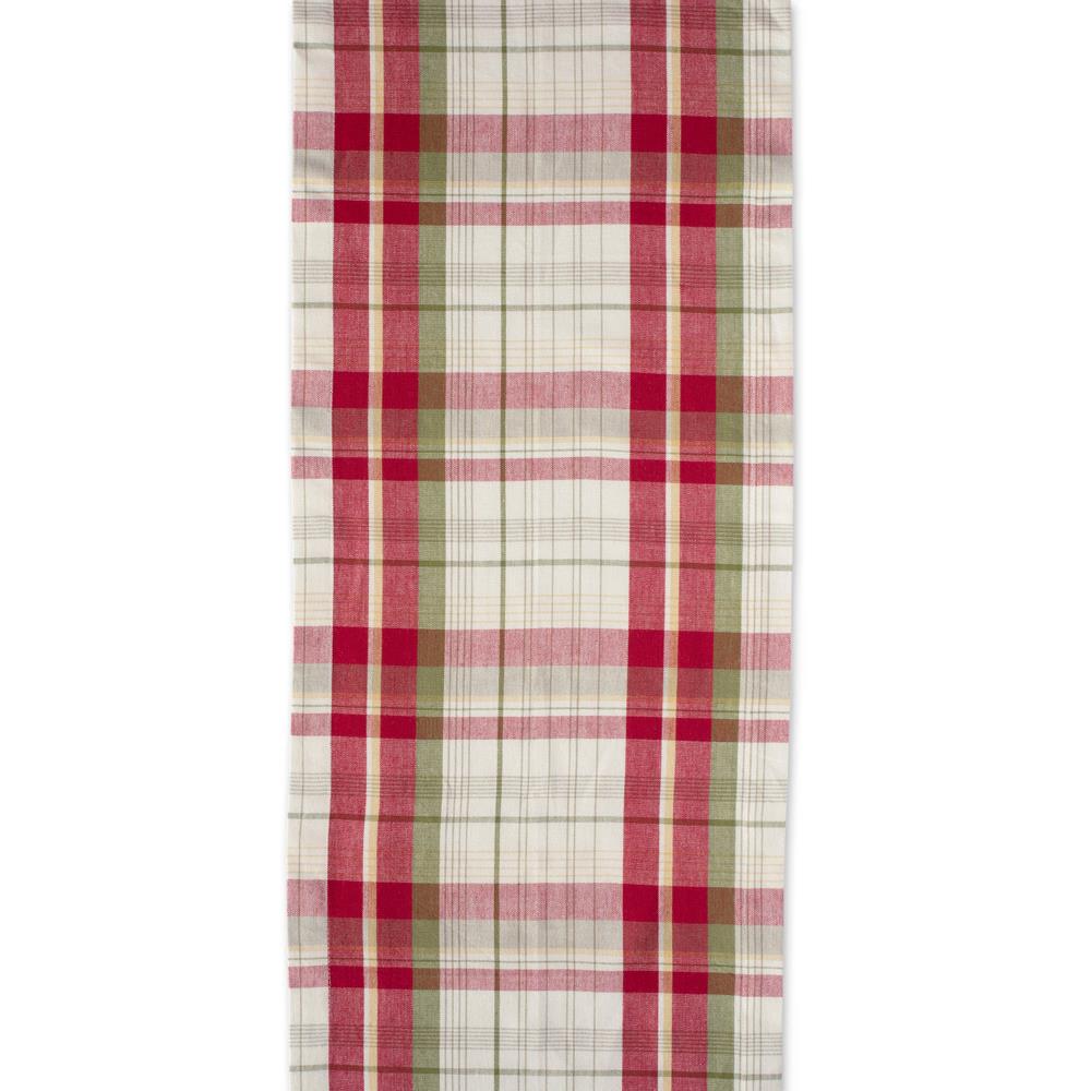 DII Orchard Plaid Table Runner - 14x72 Inches - Christmas Holiday Decor ...