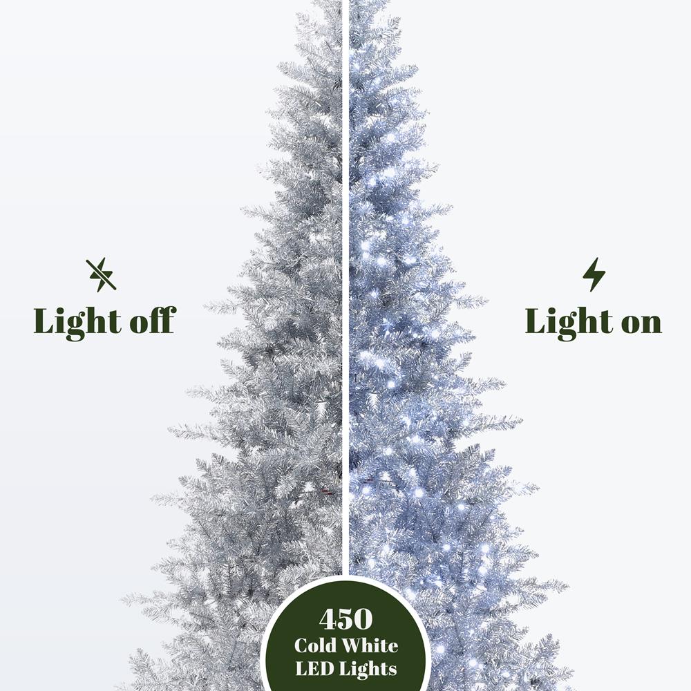 LuxenHome WHAP2564 Artificial-Christmas-Trees - View #3