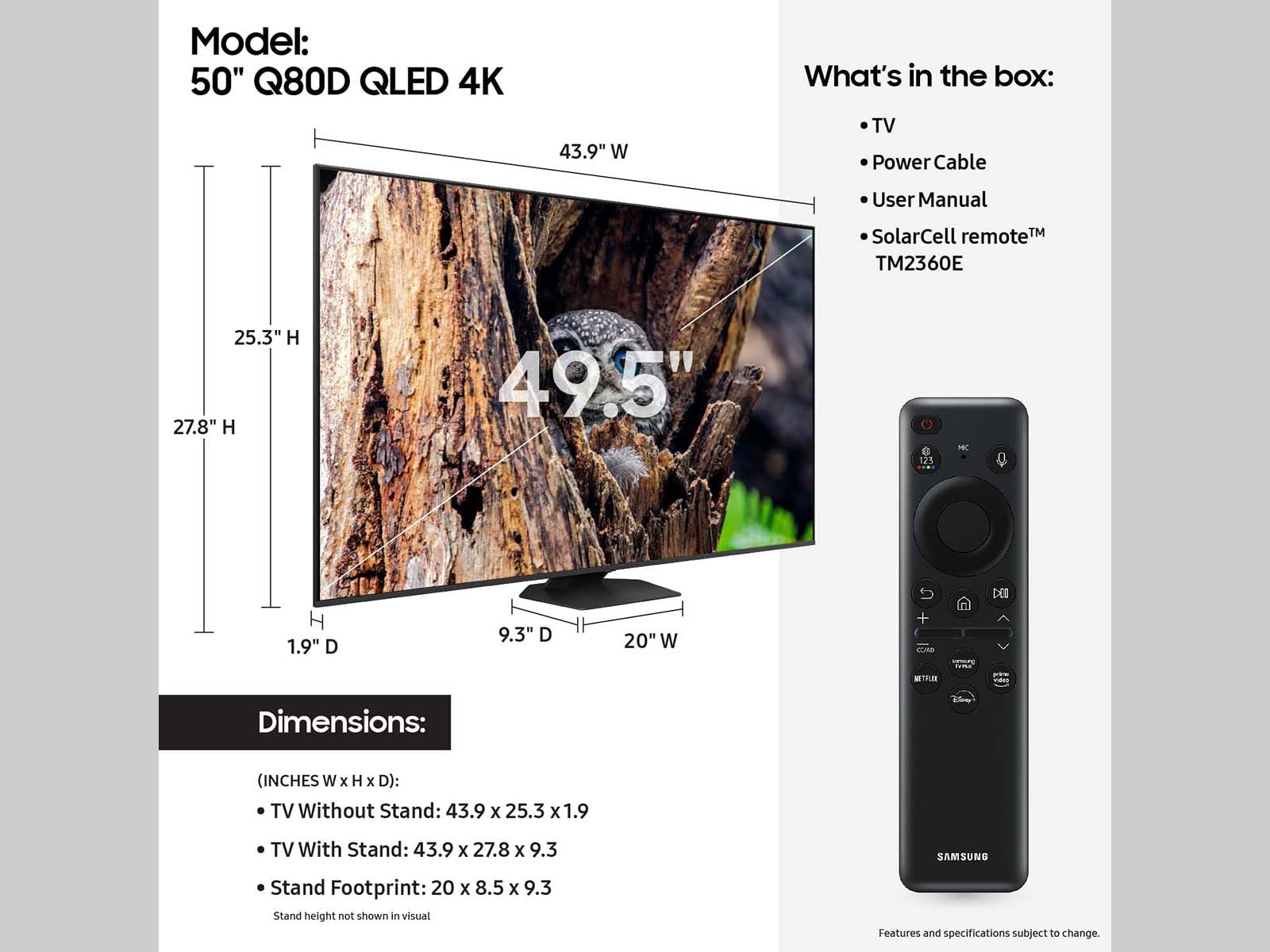 Samsung QN50Q80DAFXZA tvs - View #5