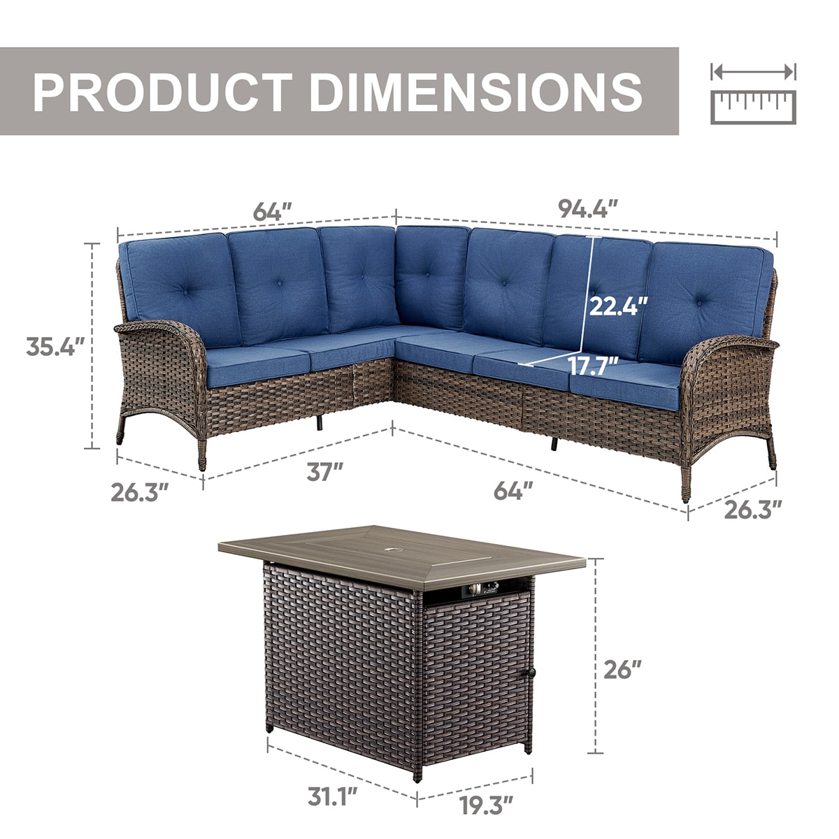 Rilyson FS130144-1 Patio-Conversation-Sets - View #4