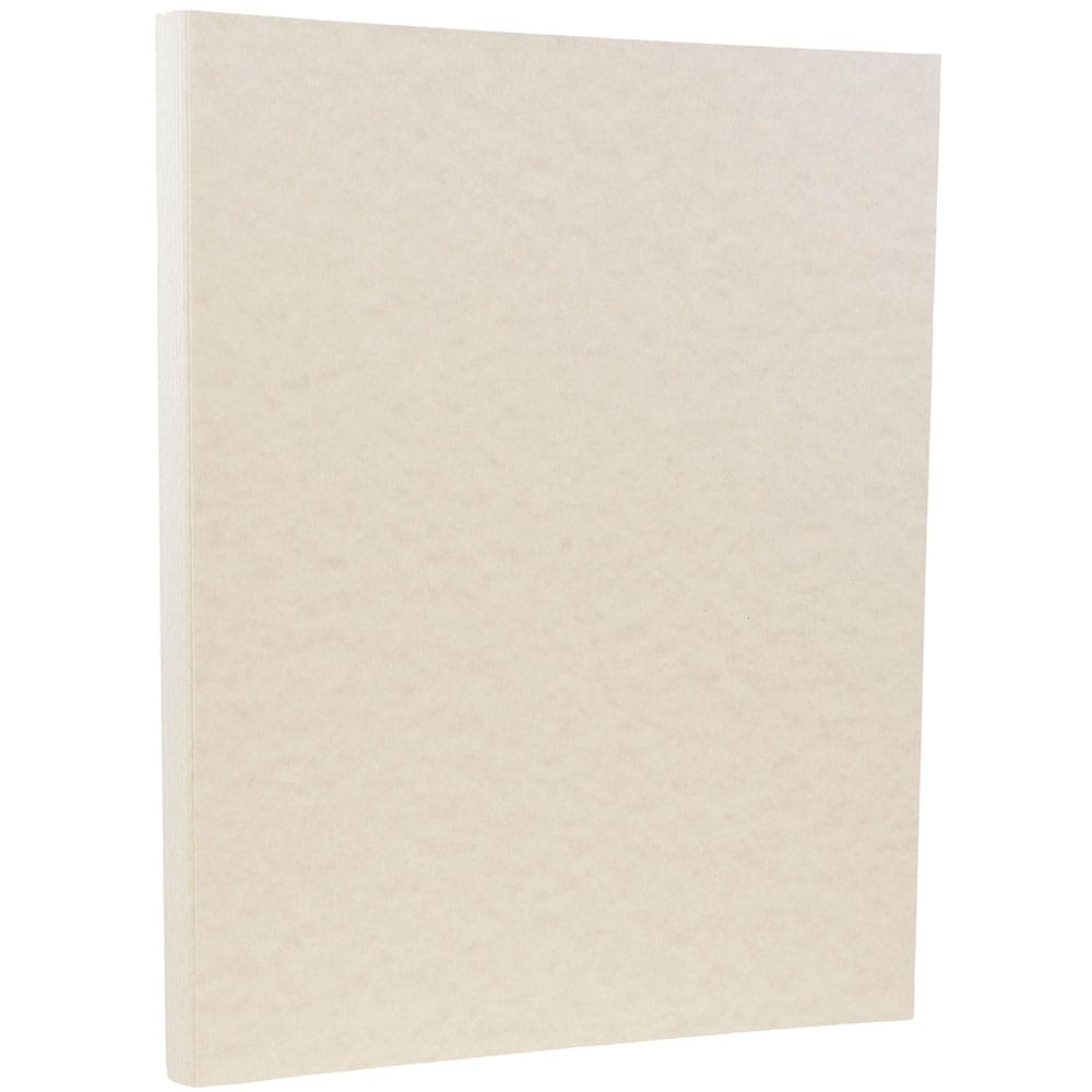 Jam Paper Parchment Cardstock, 8.5 x 11, 65 lb Pewter, Recycled, 50 Sheets/Pack, Gray