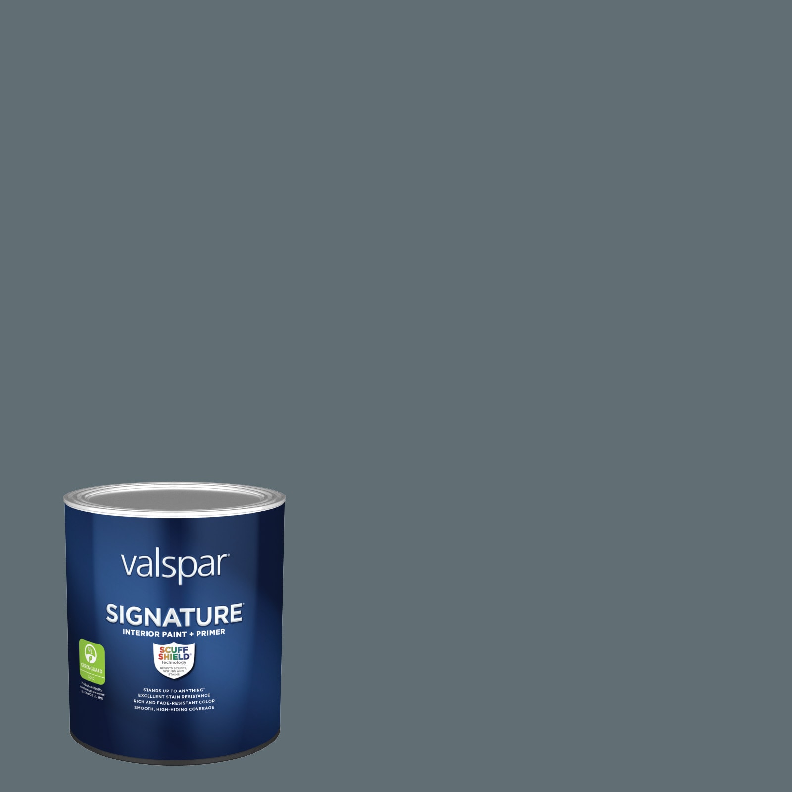 Valspar HGSW1472-773952 Signature Semi-gloss Slate Tile HGSW1472 Latex Interior Paint Paint + Primer ( 1-quart )