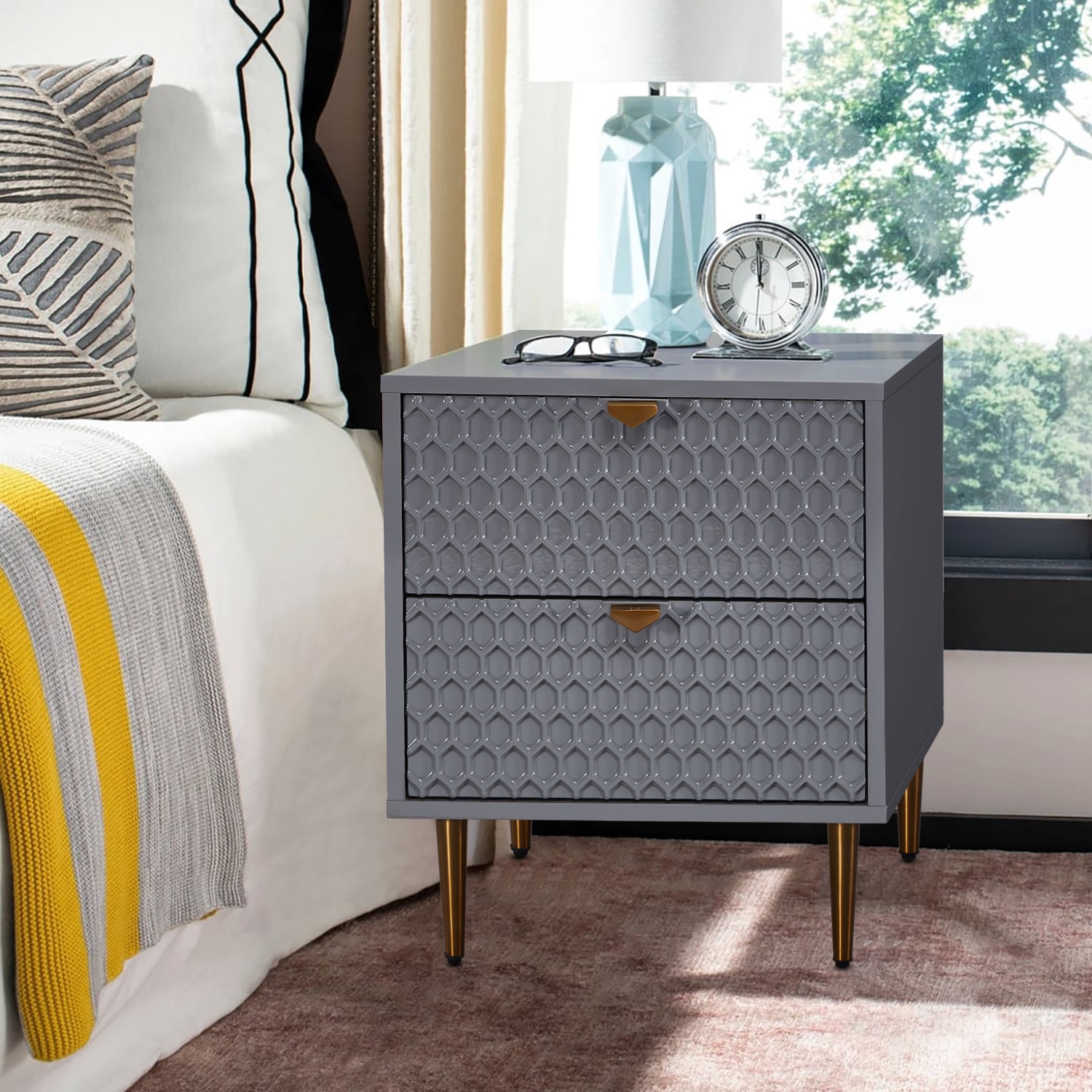 CASAINC WF-BEC-1472A-GY nightstands - View #2
