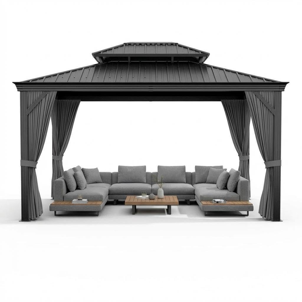 GarveeLife IDEAL-26032601 Wood-Resin-Gazebos - View #2