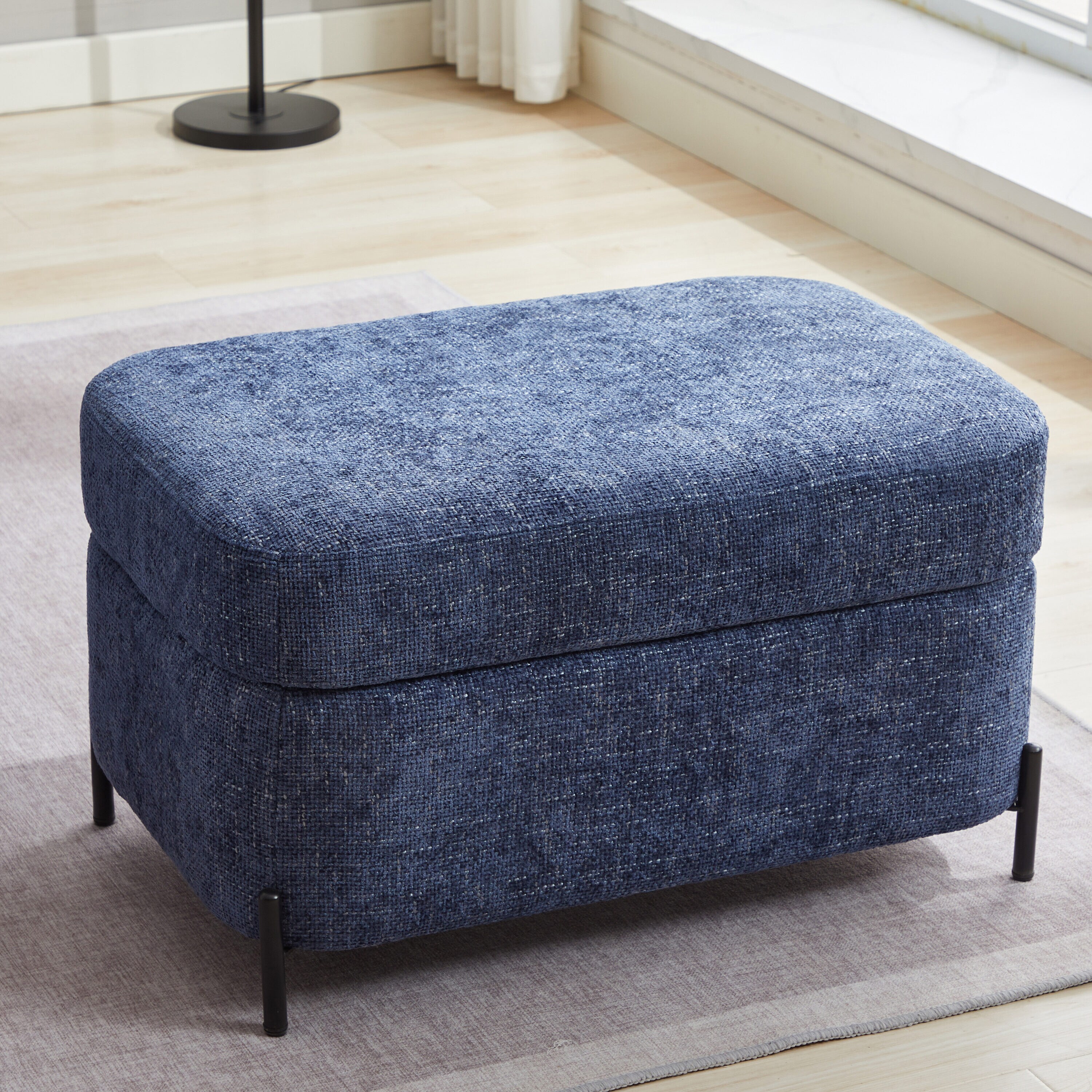 Hrinhom HC-W4003-NAVY Indoor-Ottomans - View #3