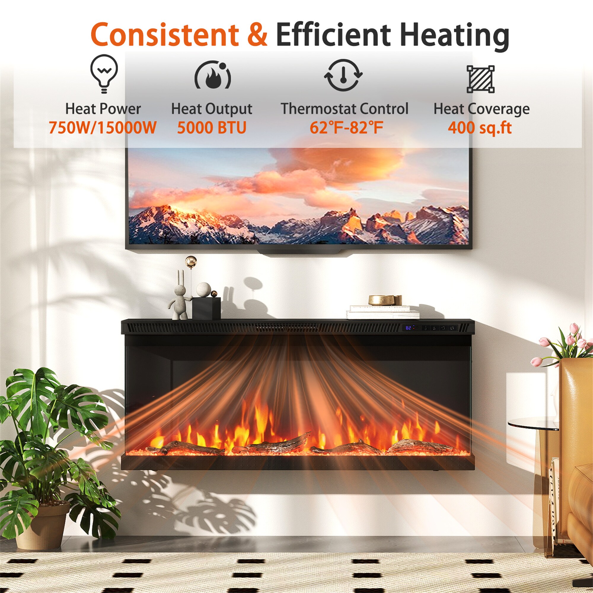 BABOOM BOM-P152181-OR Electric-Fireplaces - View #7