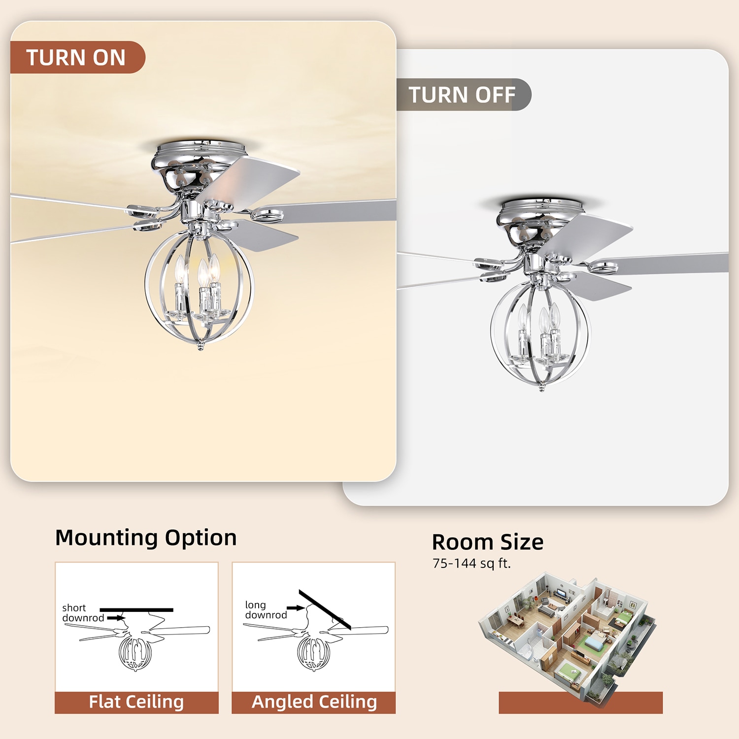 Bybafun YB5700080 Ceiling-Fans - View #4