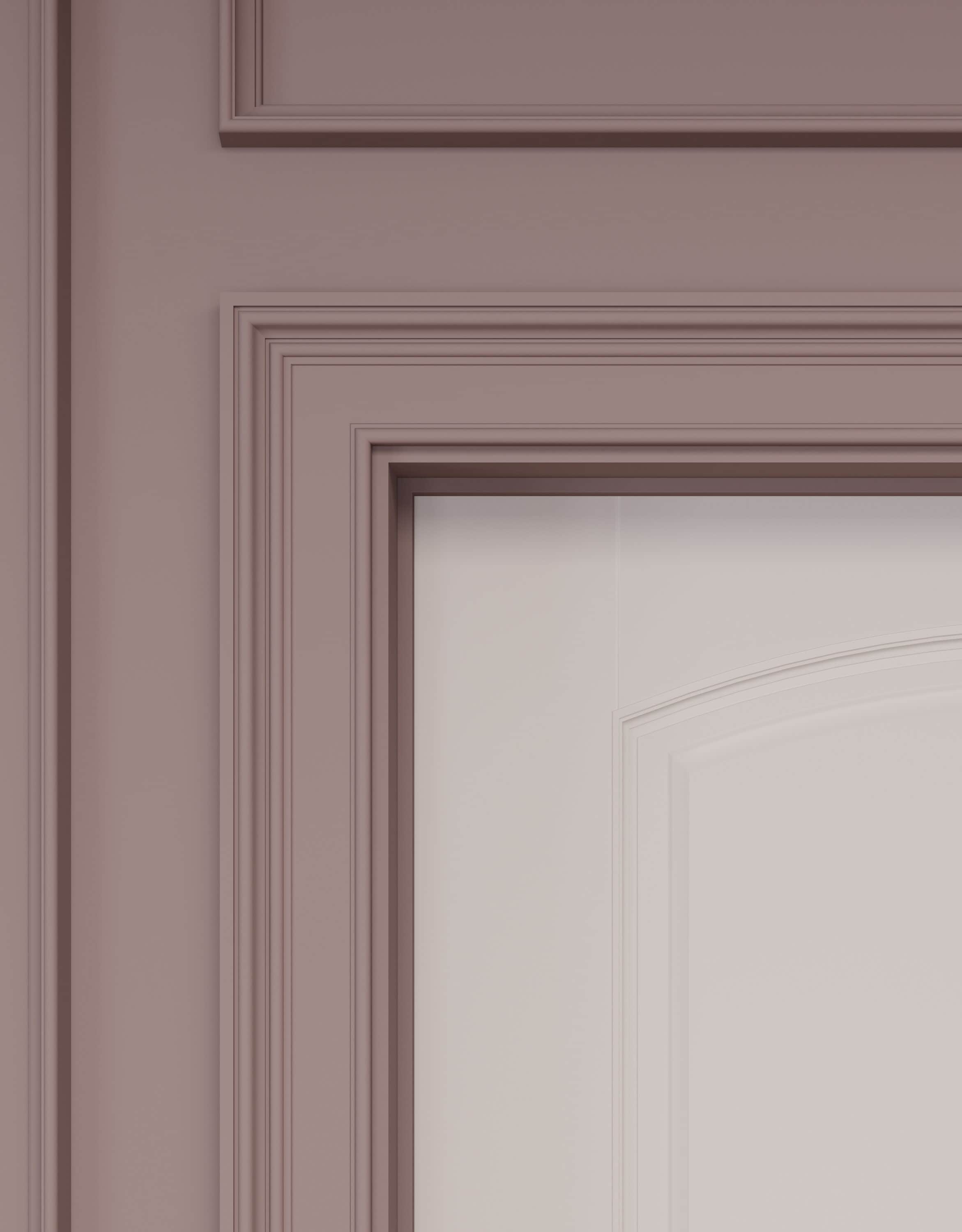 Primed White Hardwood Traditional Door and Window Casing, 8-ft