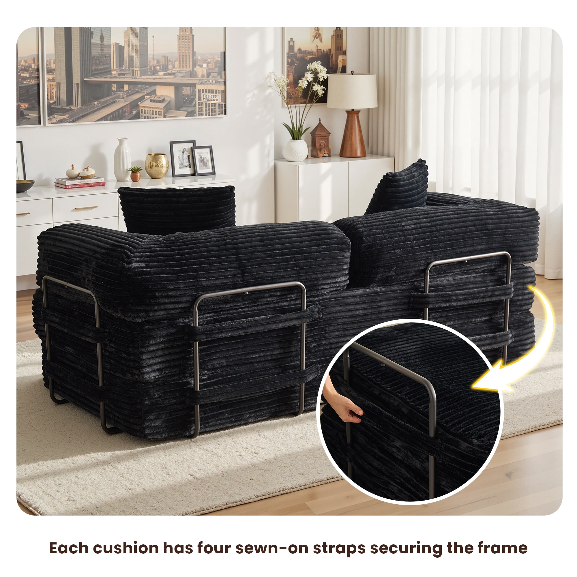 Pouuin SNNA400 Sofas-Loveseats - View #5