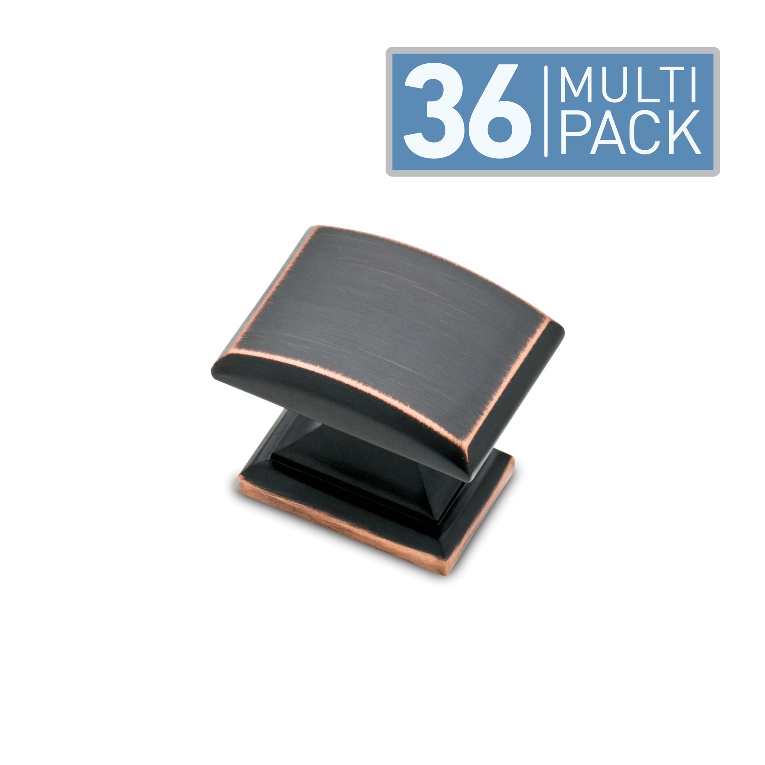 Brainerd Architectural 1-1/4-in Bronze with Copper Highlights Rectangular Contemporary Cabinet Knob (36-Pack) P32943W-VBC-K3 Sansujyuku sansujyuku.com