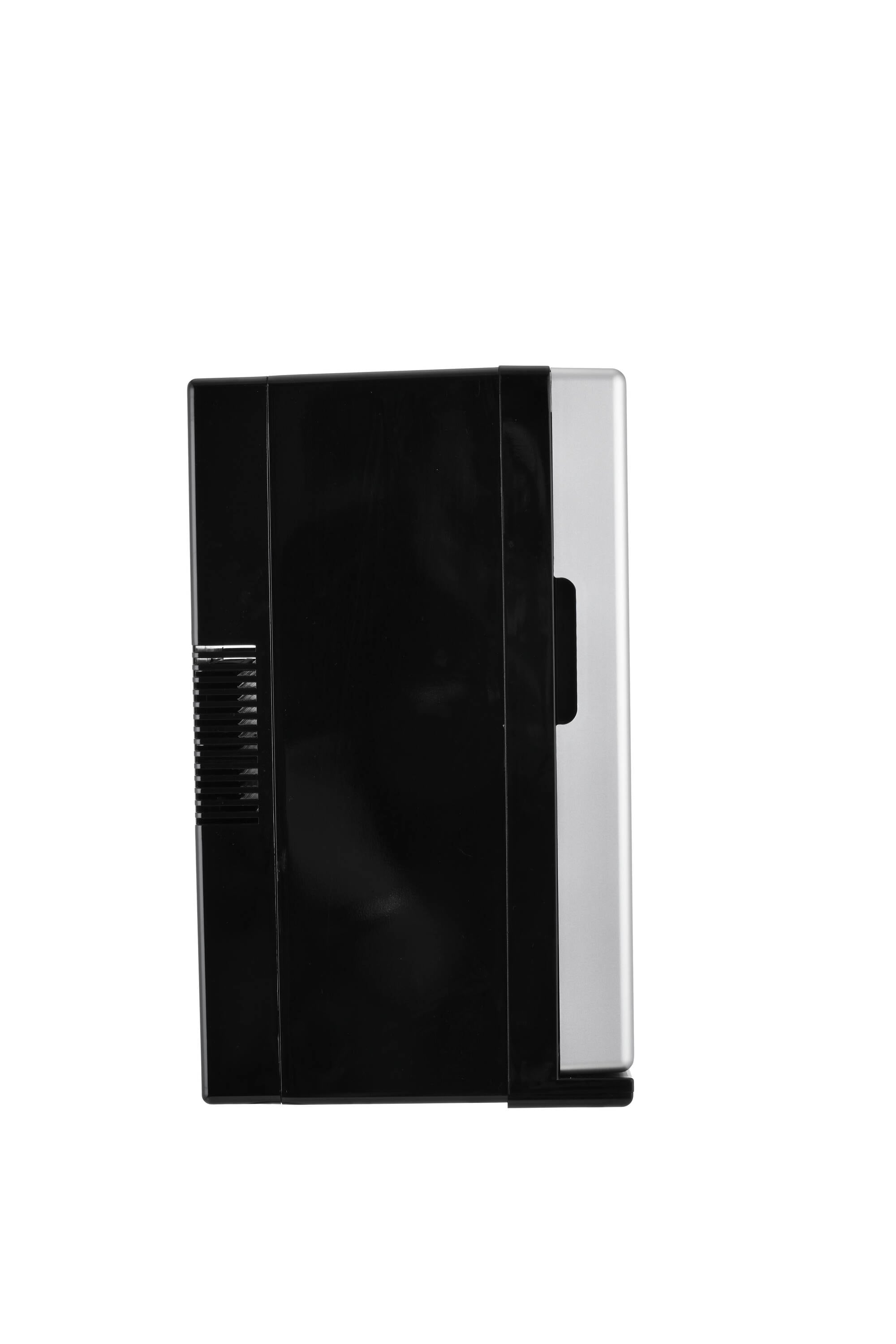 Compact Stainless Steel Mini Beverage Fridge with Glass Door