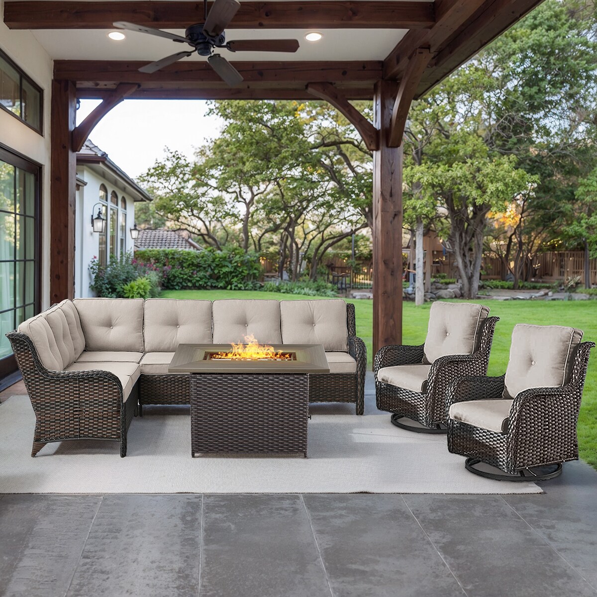 Rilyson FS144023APBR13-2 Patio-Conversation-Sets - View #2