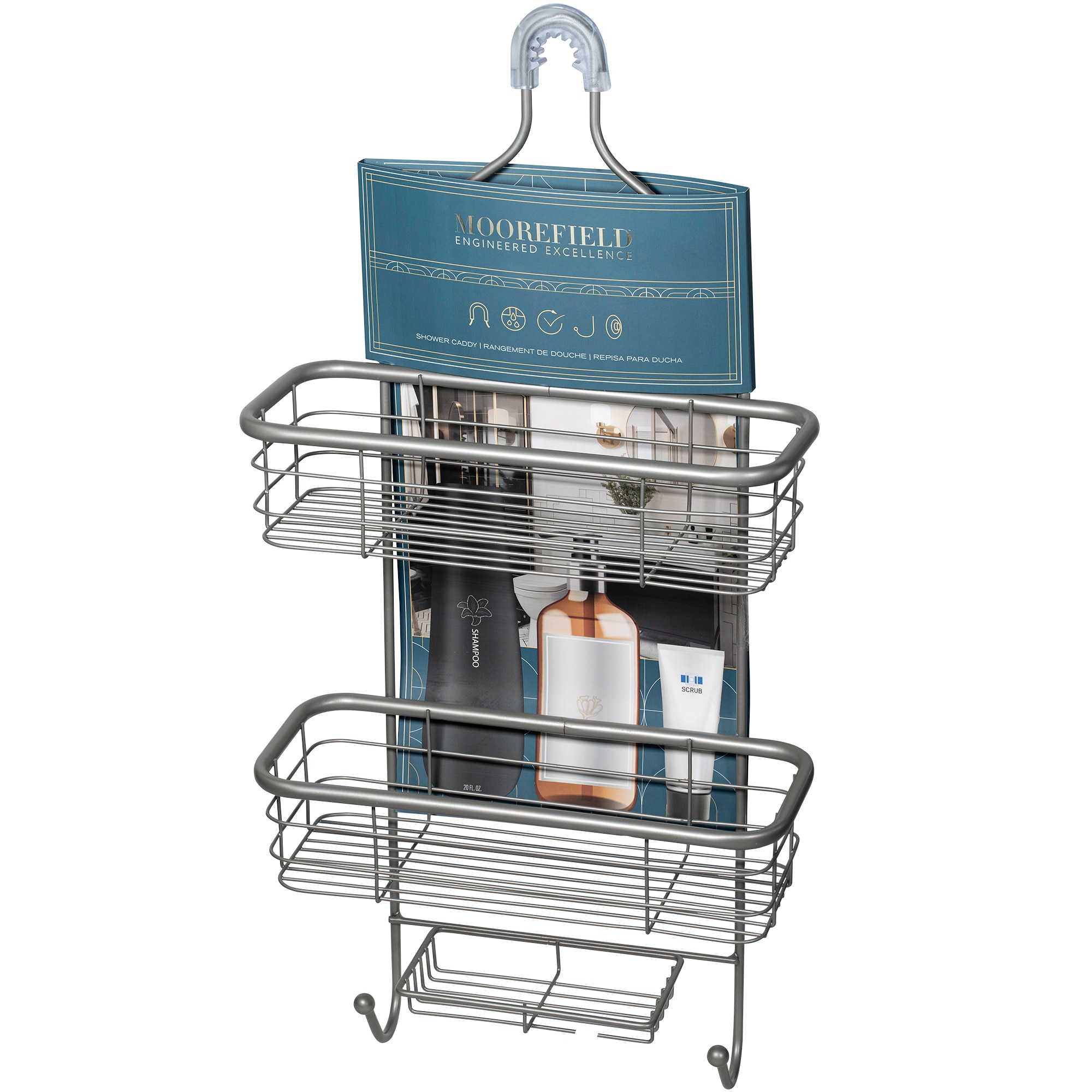 Moorefield SC422MGY Hanging-Shower-Caddies - View #7