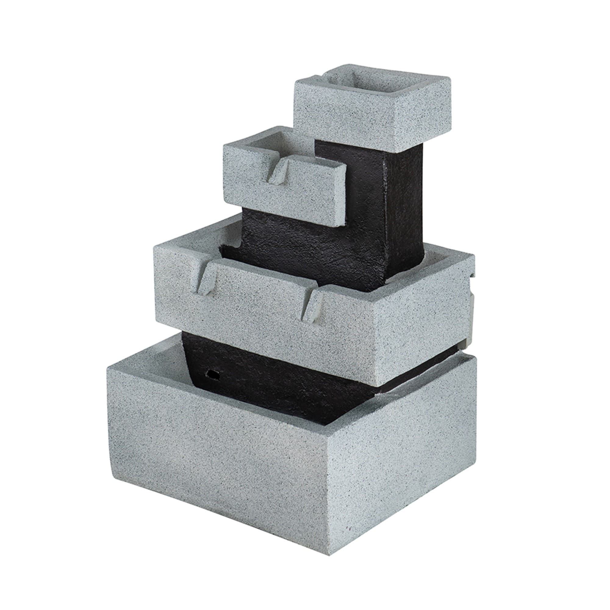 Yiekholo LL-1721AA 22.4-in H Resin Tiered Outdoor Fountain