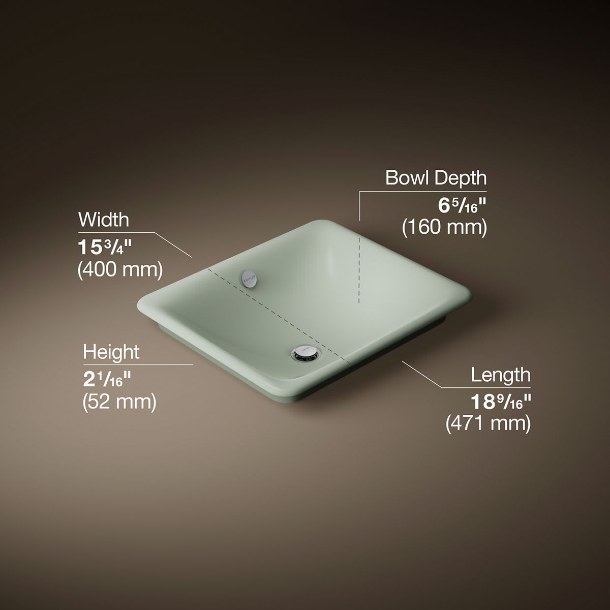 KOHLER 5400-PAG-42 Bath-Sink - View #7