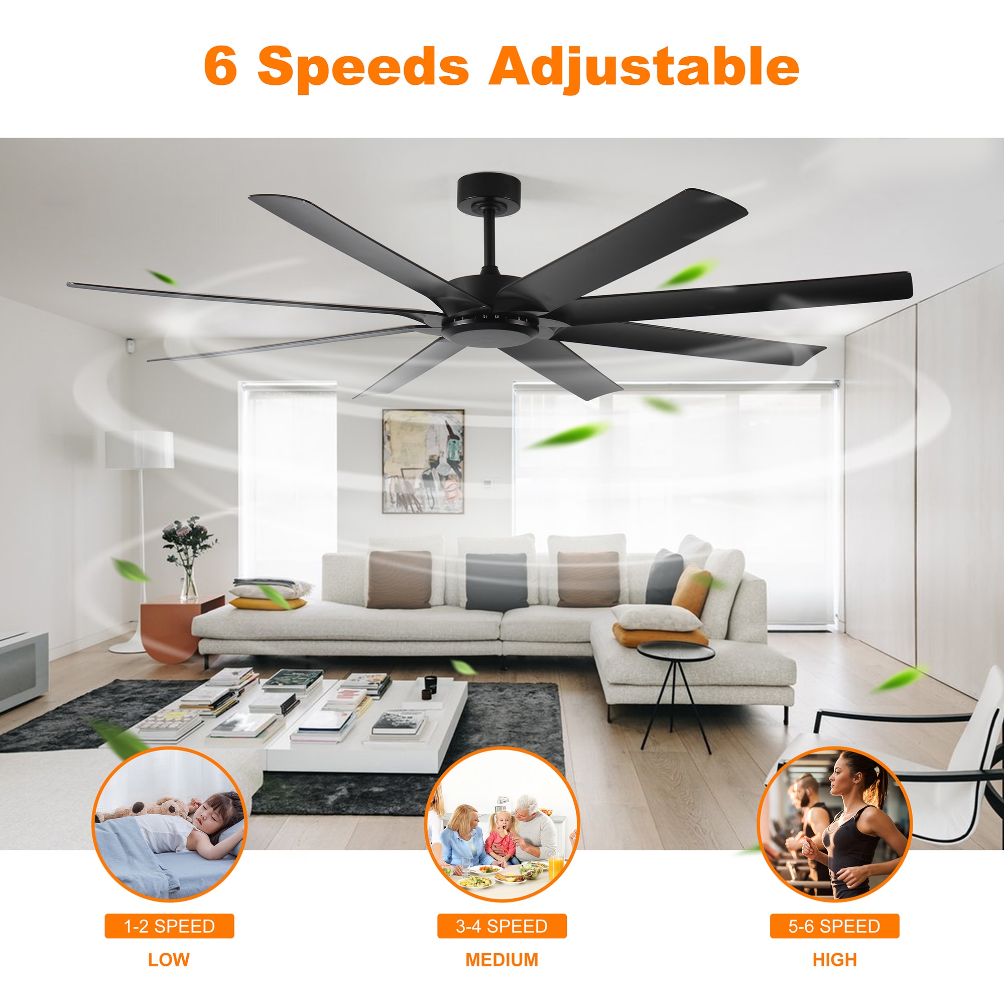 Bybafun YD1300044 Ceiling-Fans - View #7
