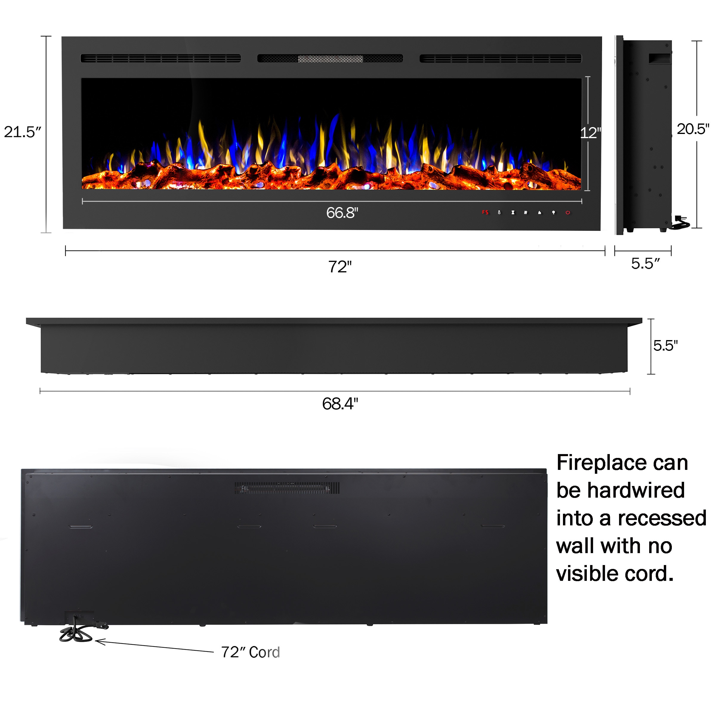 Hastings Home 345413GYM Electric-Fireplaces - View #7